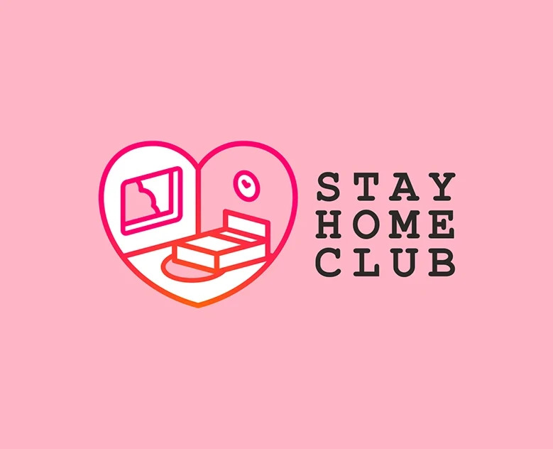 STAY HOME CLUB — Интерфейсы, Брендинг на Dprofile