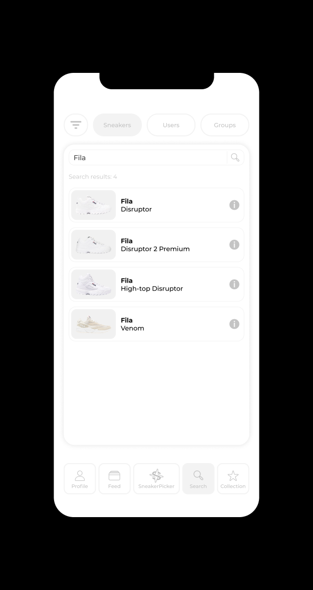 SNEAKER PICKER — Изображение №14 — Интерфейсы, Брендинг на Dprofile