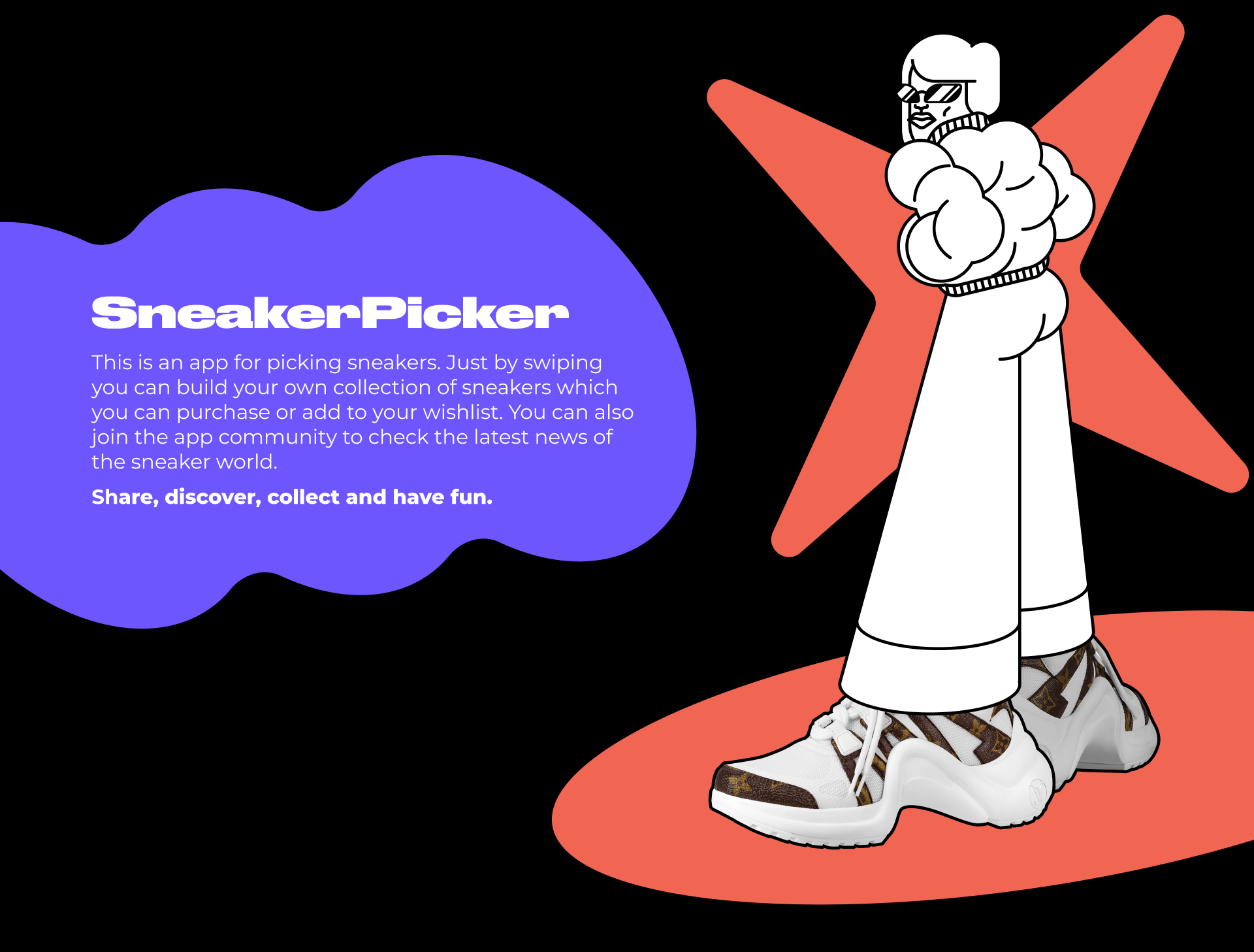 SNEAKER PICKER — Изображение №2 — Интерфейсы, Брендинг на Dprofile