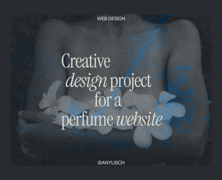 Website concept for a perfume brand — Интерфейсы, Брендинг на Dprofile