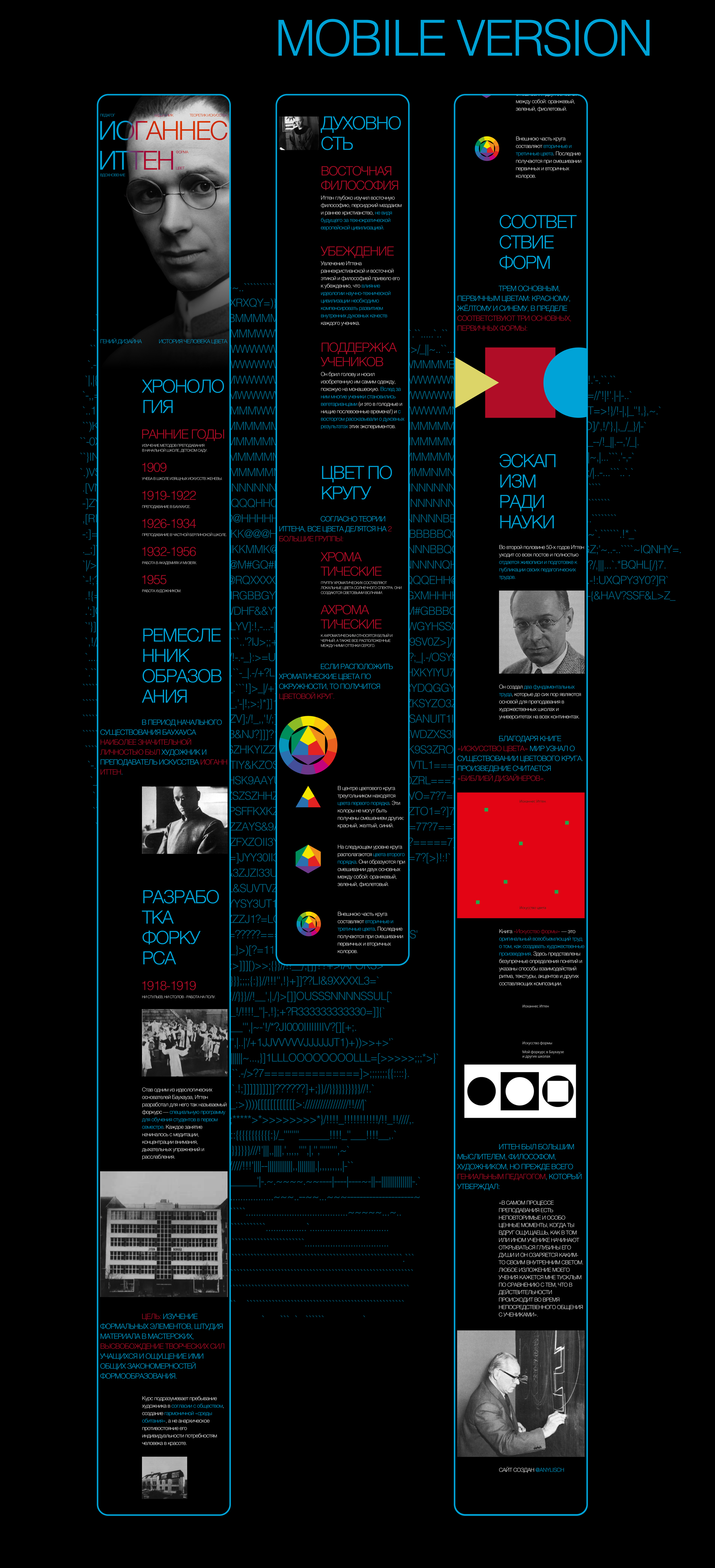 Longread about Johannes Itten — Изображение №4 — Интерфейсы, Брендинг на Dprofile