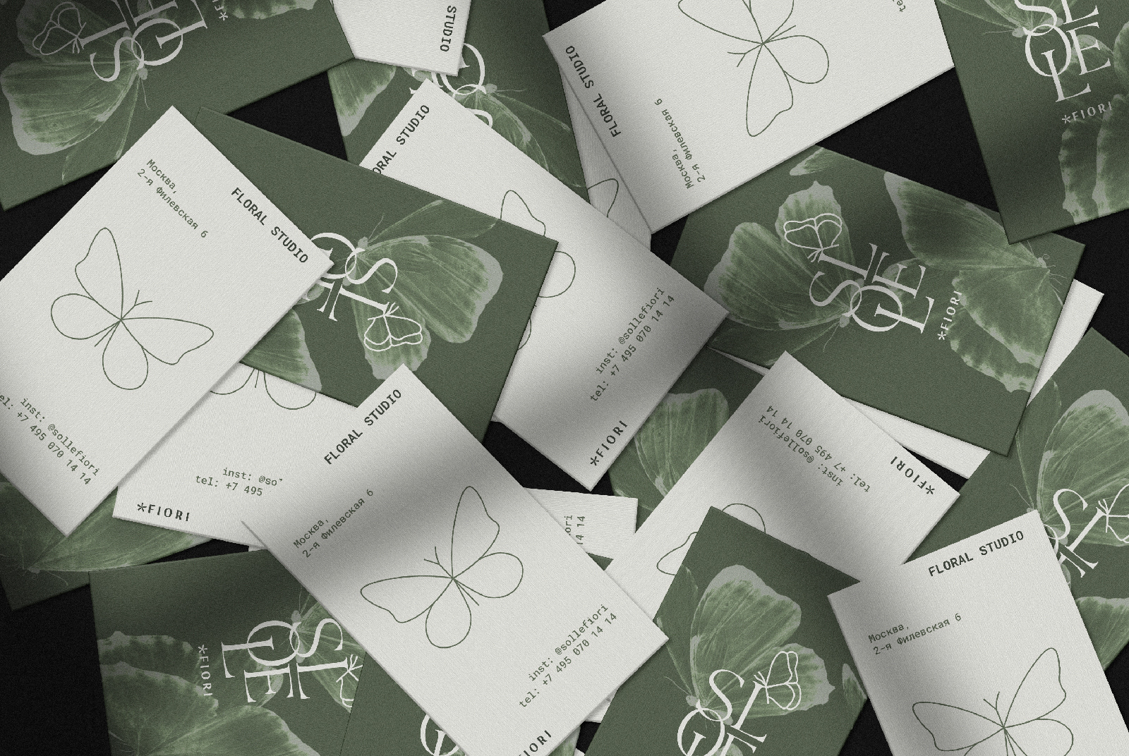 Solle Fiori / Brand identity for floral studio — Изображение №8 — Брендинг, Графика на Dprofile