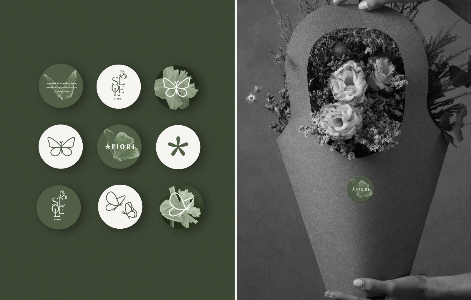 Solle Fiori / Brand identity for floral studio — Изображение №13 — Брендинг, Графика на Dprofile
