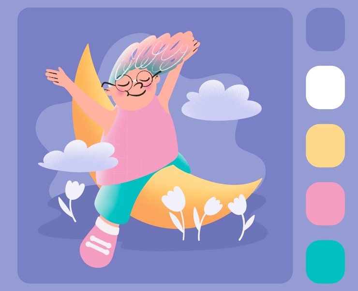 Иллюстрация для подкаста — Иллюстрация на Dprofile