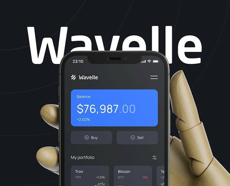 Wavelle - Crypto trading app на Dprofile