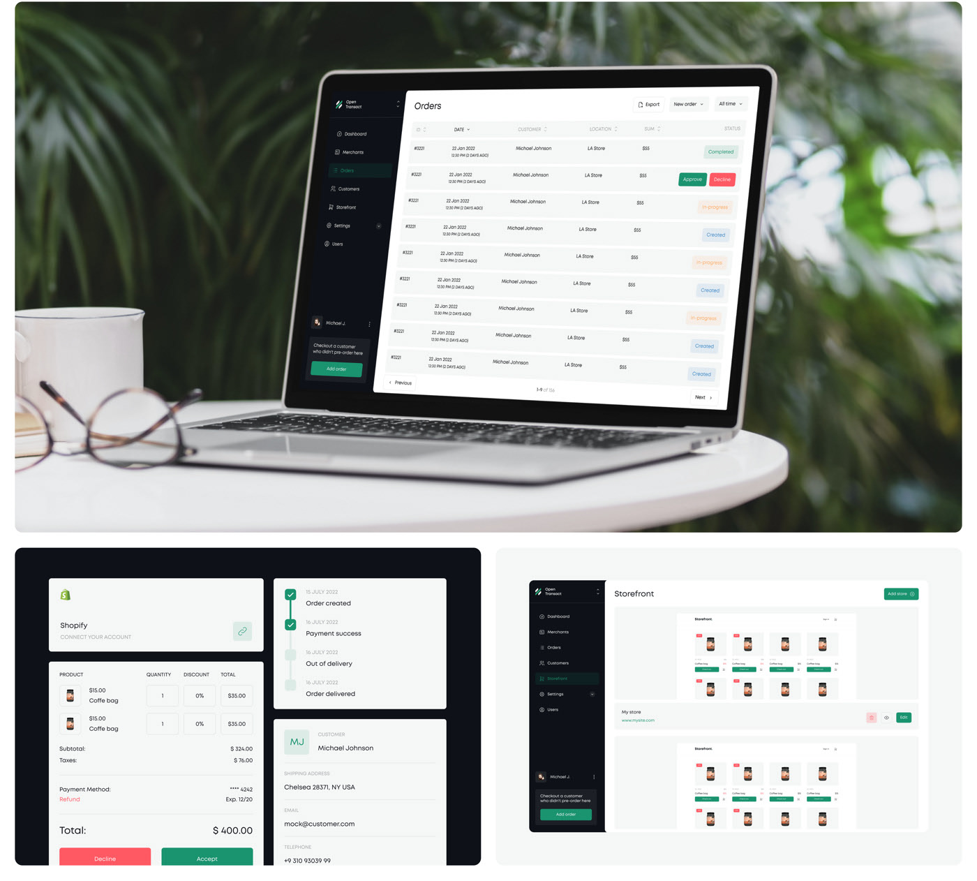 Open Transact - Payments webapp — Изображение №4 — Интерфейсы на Dprofile