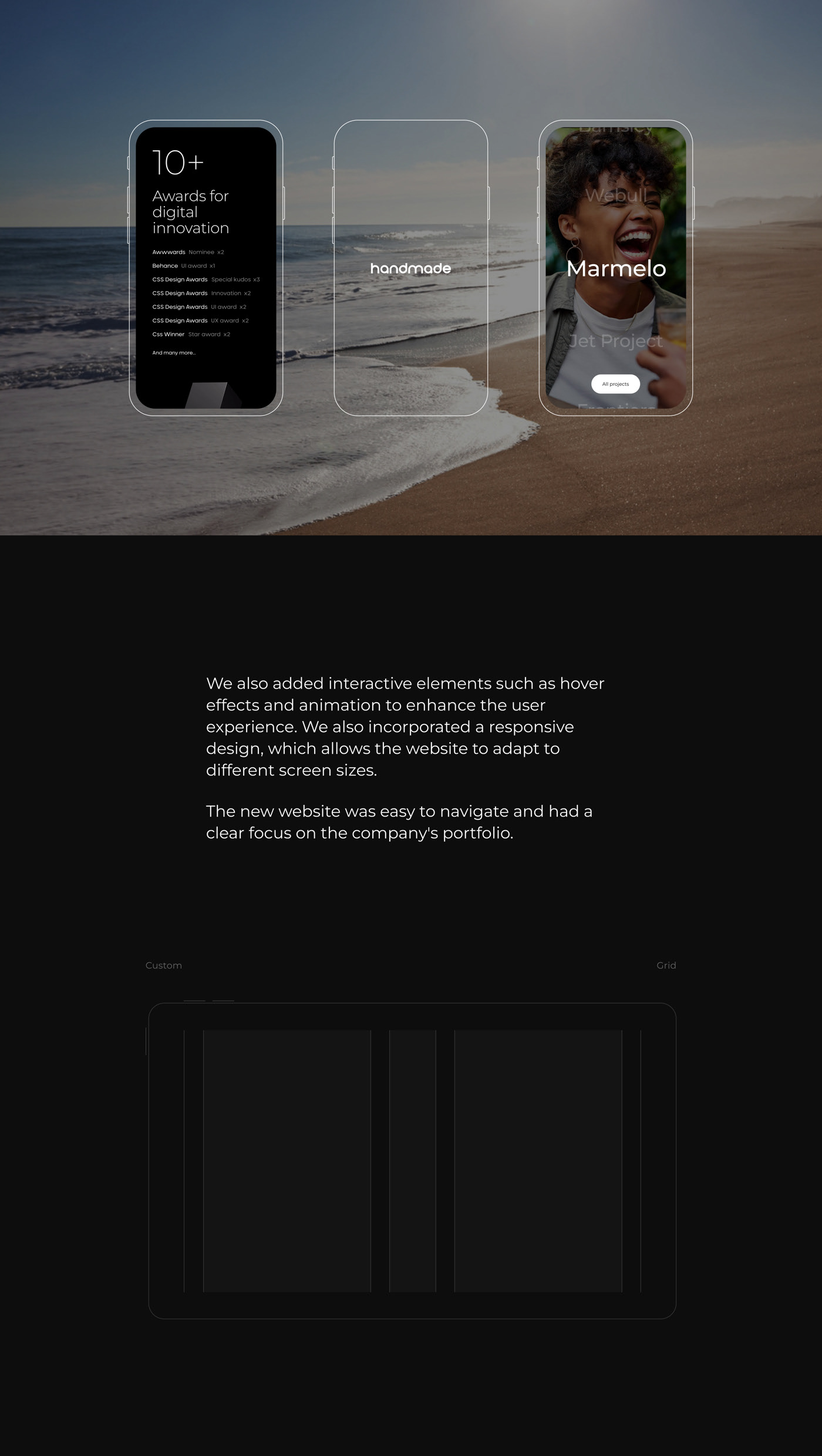 Handmade Company - Digital agency website — Изображение №5 — Интерфейсы на Dprofile