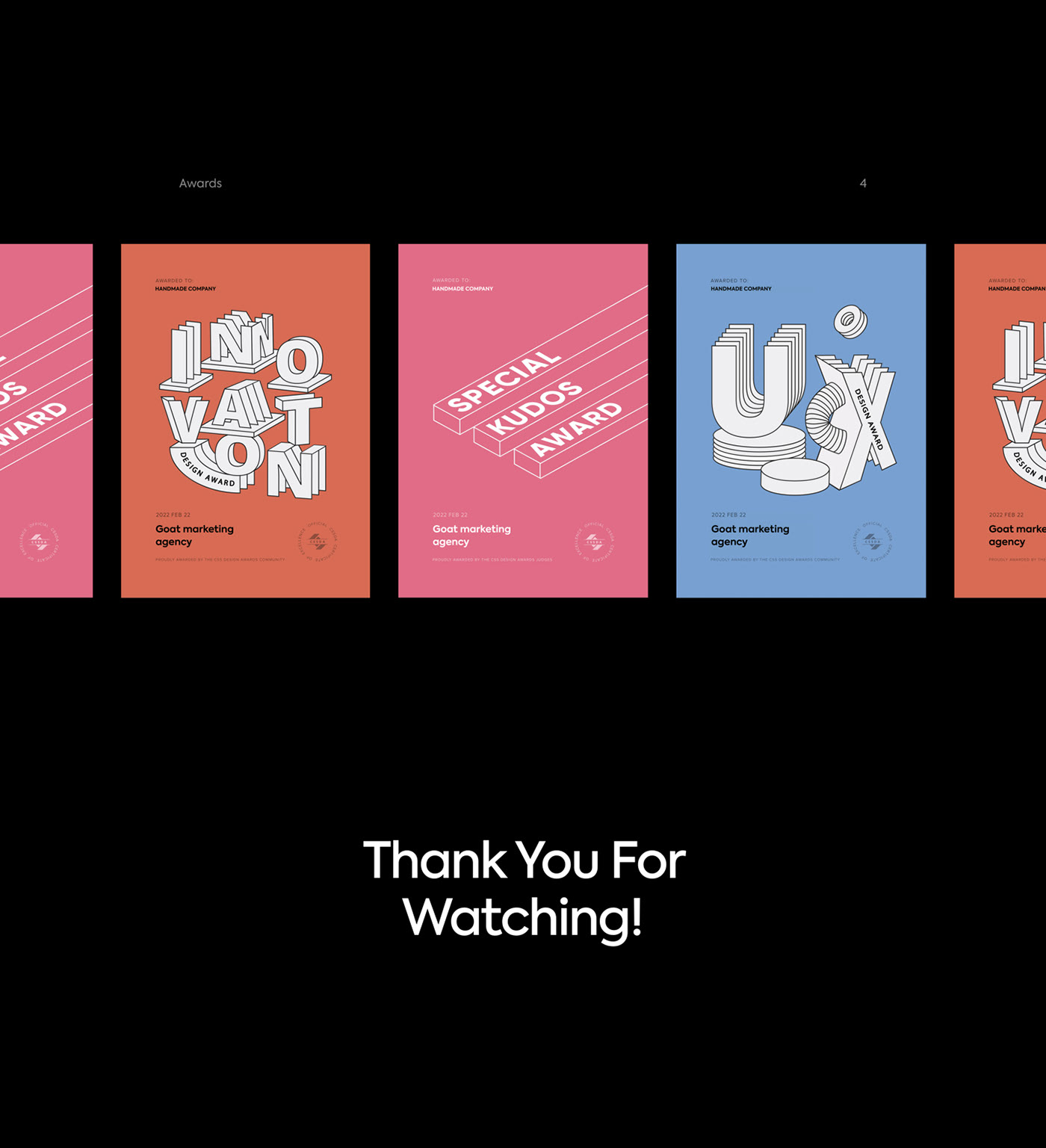 Goat - Marketing agency website, branding and logo — Изображение №6 — Интерфейсы, Брендинг на Dprofile