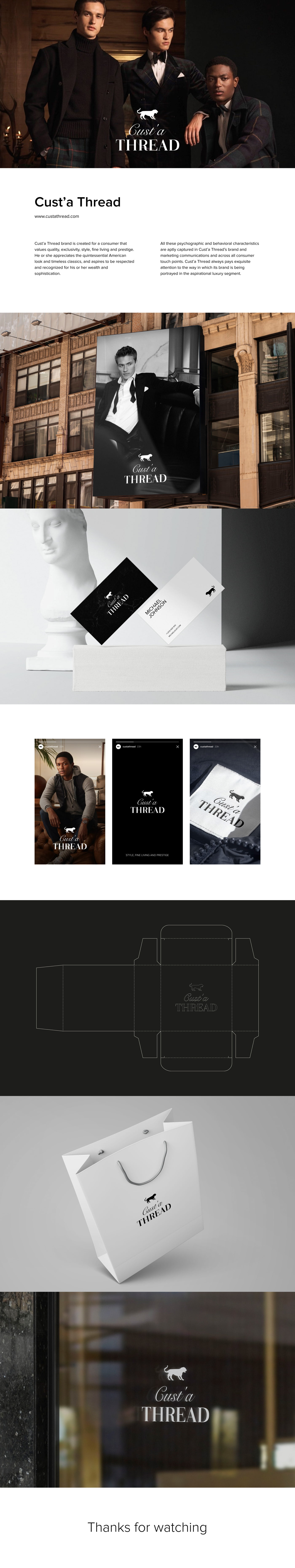 Cust'a Thread - logo and branding — Изображение №1 — Брендинг на Dprofile