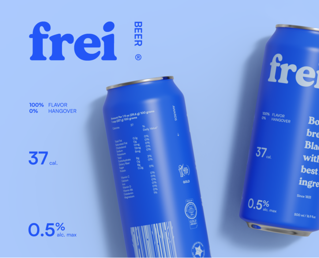 frei beer — Брендинг на Dprofile