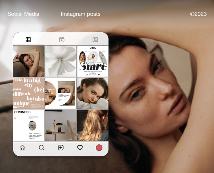 Design for instagram posts — Брендинг, Маркетинг на Dprofile