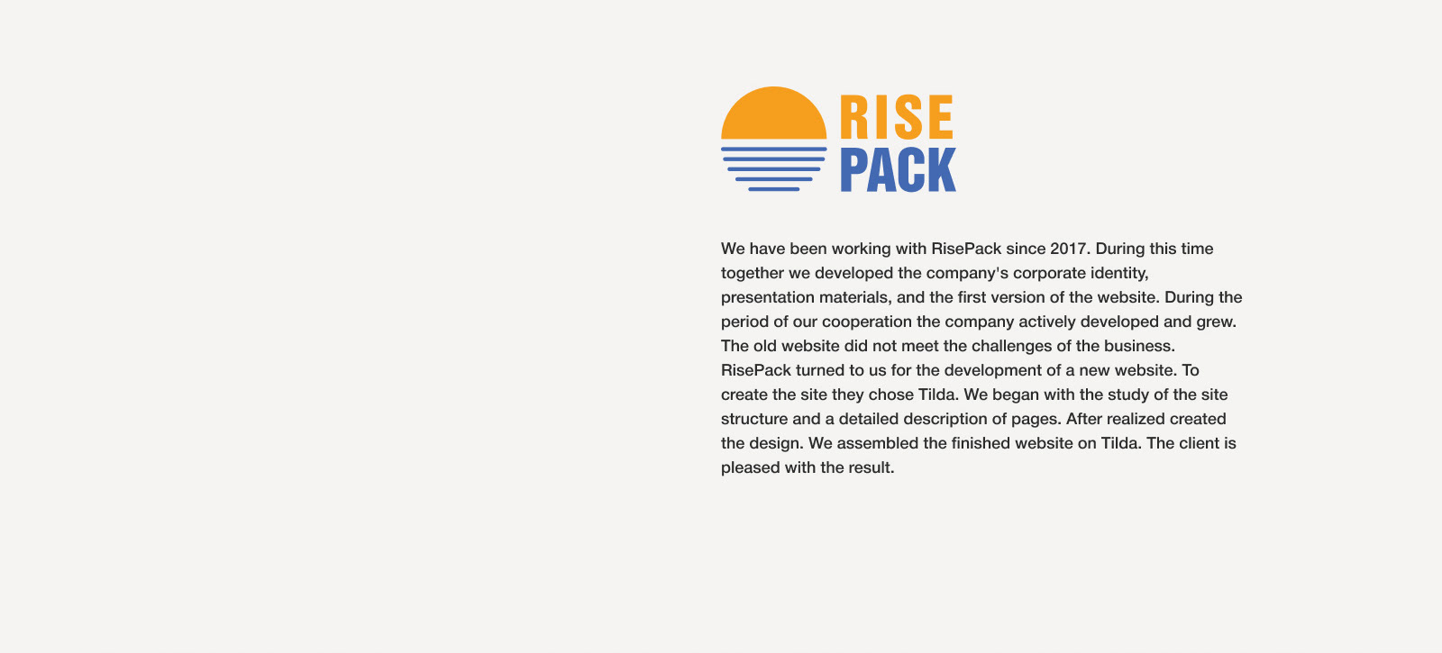 Rise Pack | Дизайн и создание веб-сайта — Изображение №2 — Интерфейсы на Dprofile