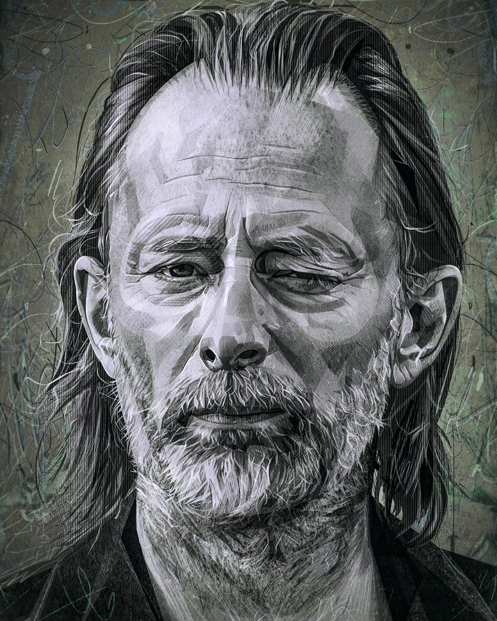 Йорк, Поп, Джаггер — Изображение №1 — Иллюстрация, Графика на Dprofile