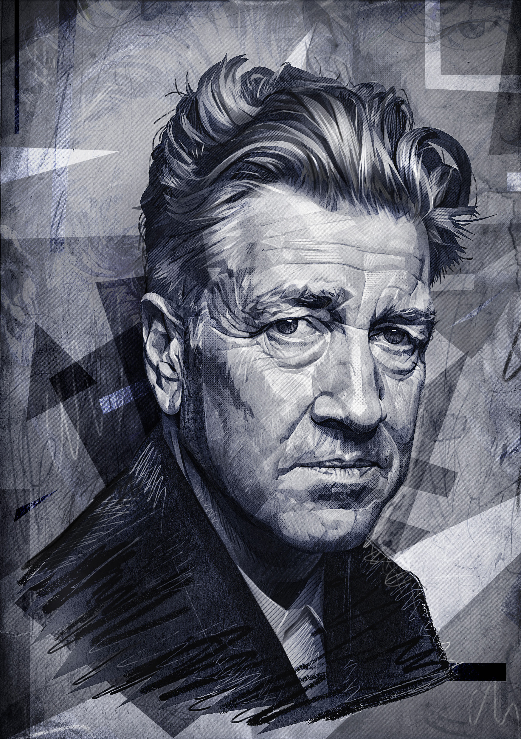 D.Lynch, E.John, J.Nicholson, A.Winehouse — Изображение №1 — Иллюстрация, Графика на Dprofile