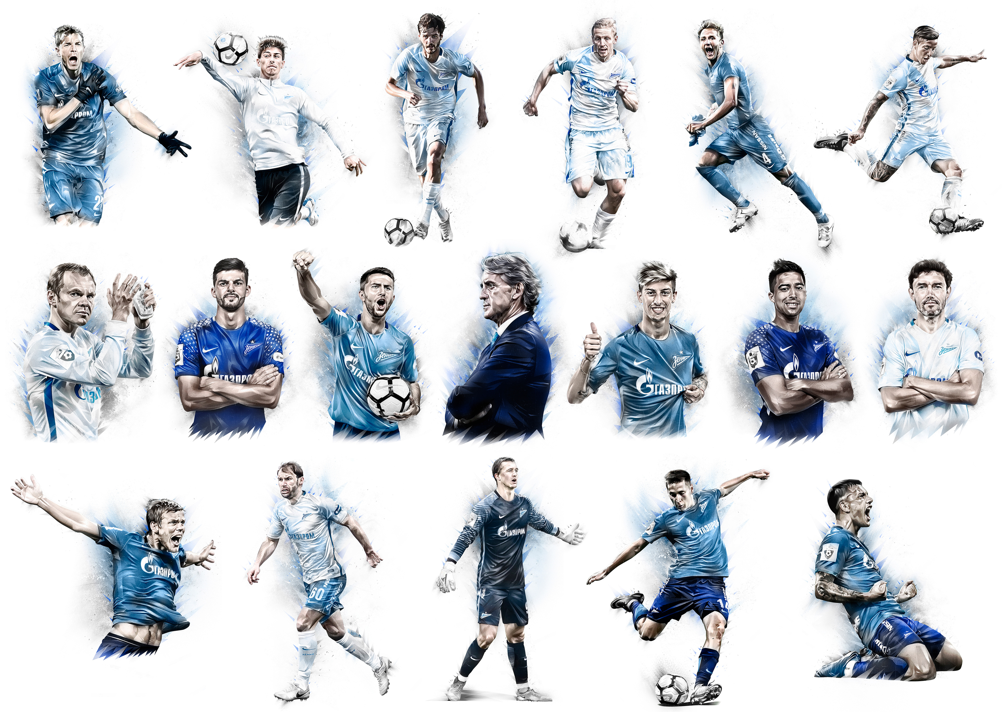Zenit / Players — Изображение №43 — Иллюстрация, Графика на Dprofile