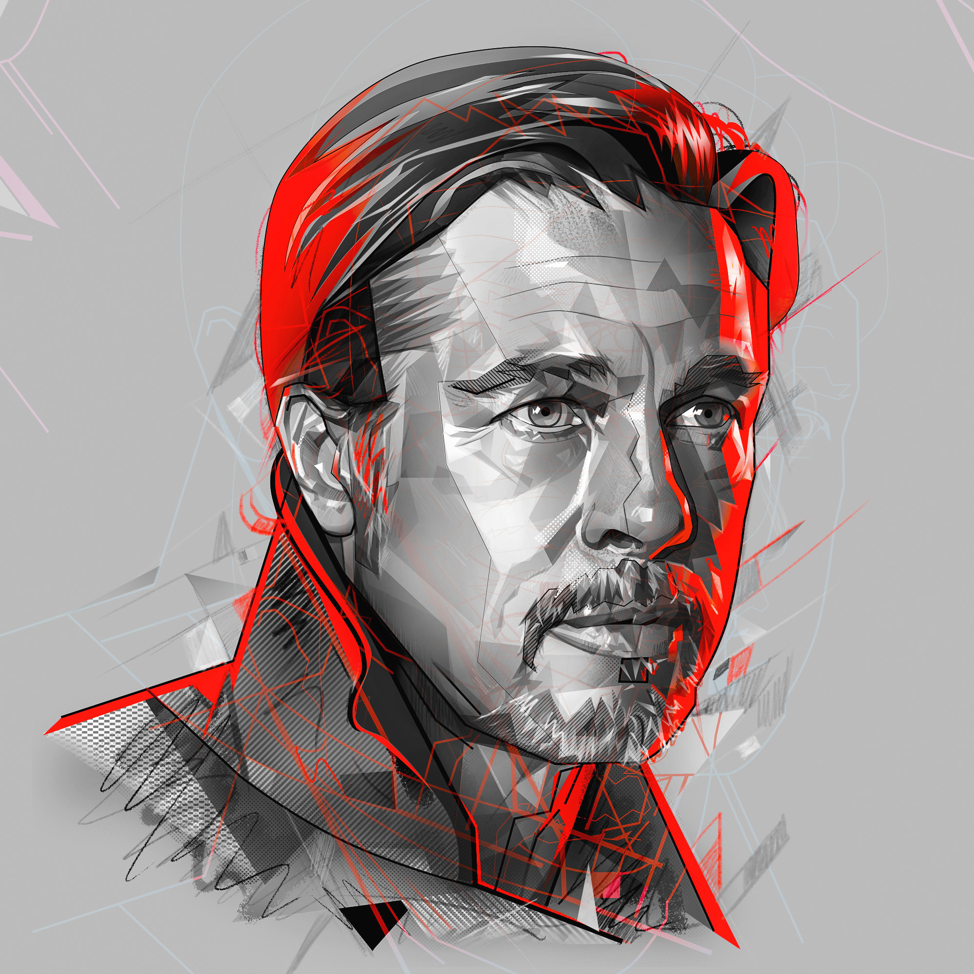 Different portraits (study) — Изображение №5 — Иллюстрация, Графика на Dprofile