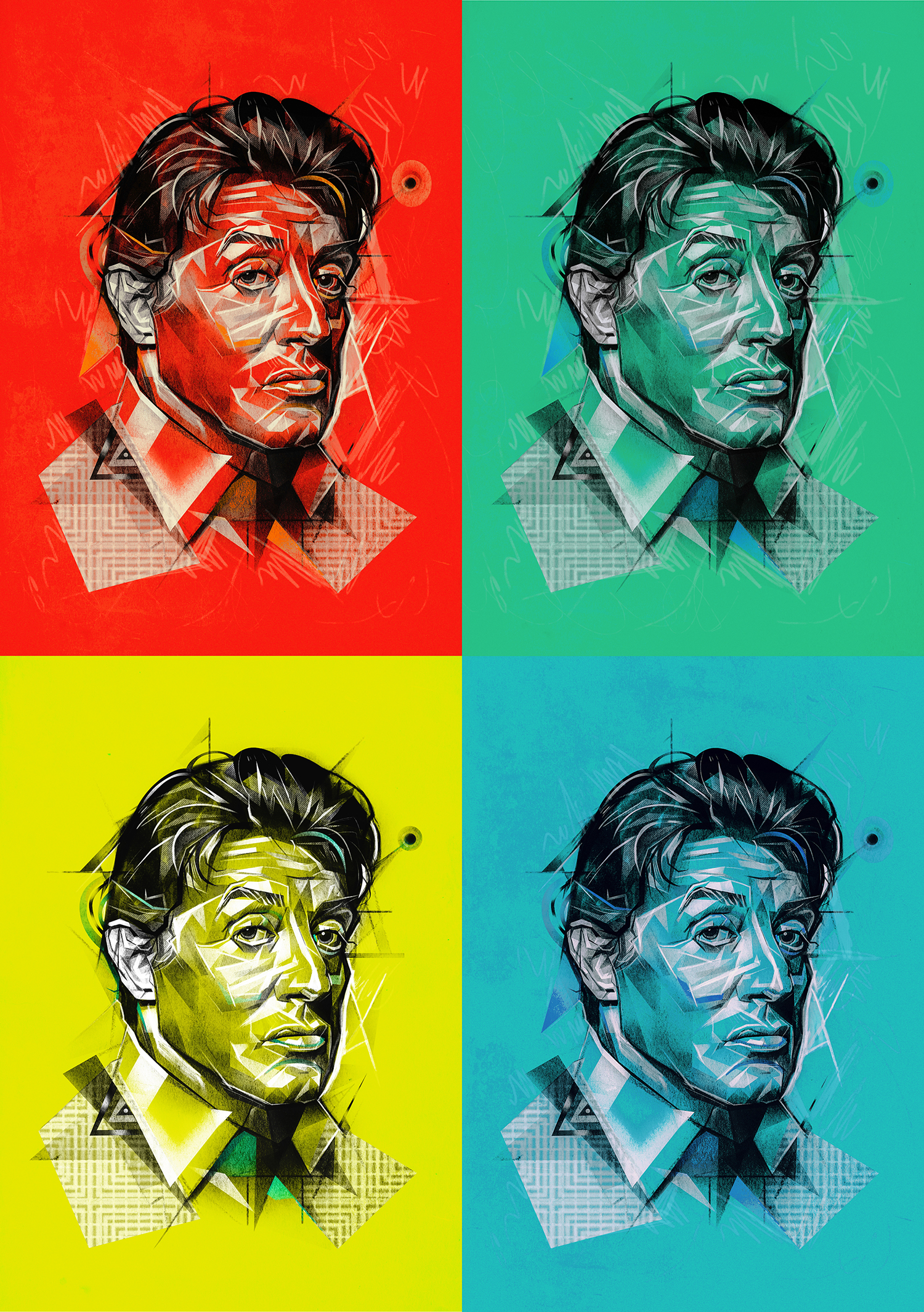 Different portraits (study) — Изображение №1 — Иллюстрация, Графика на Dprofile