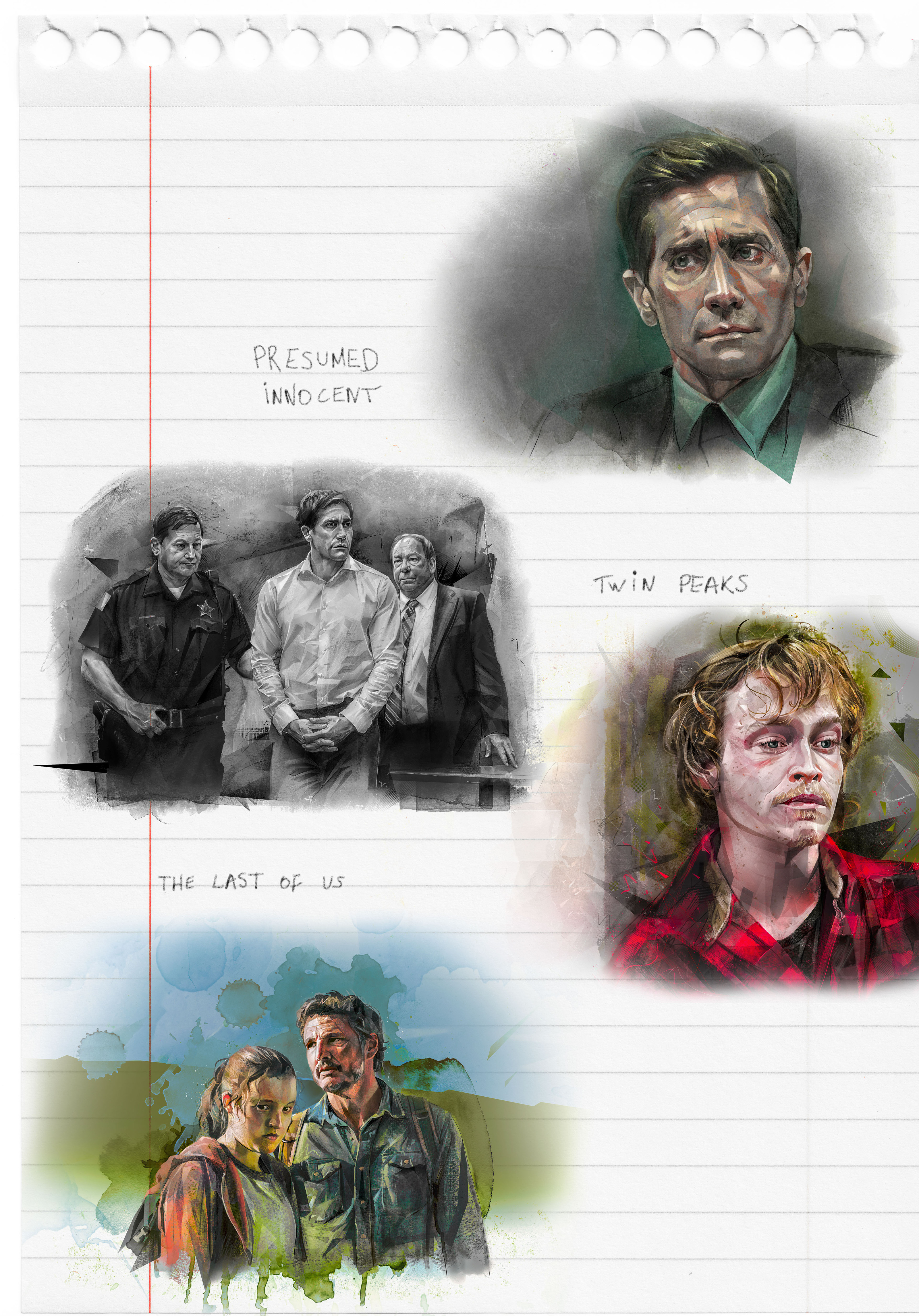 TV series characters — Изображение №1 — Иллюстрация, Графика на Dprofile