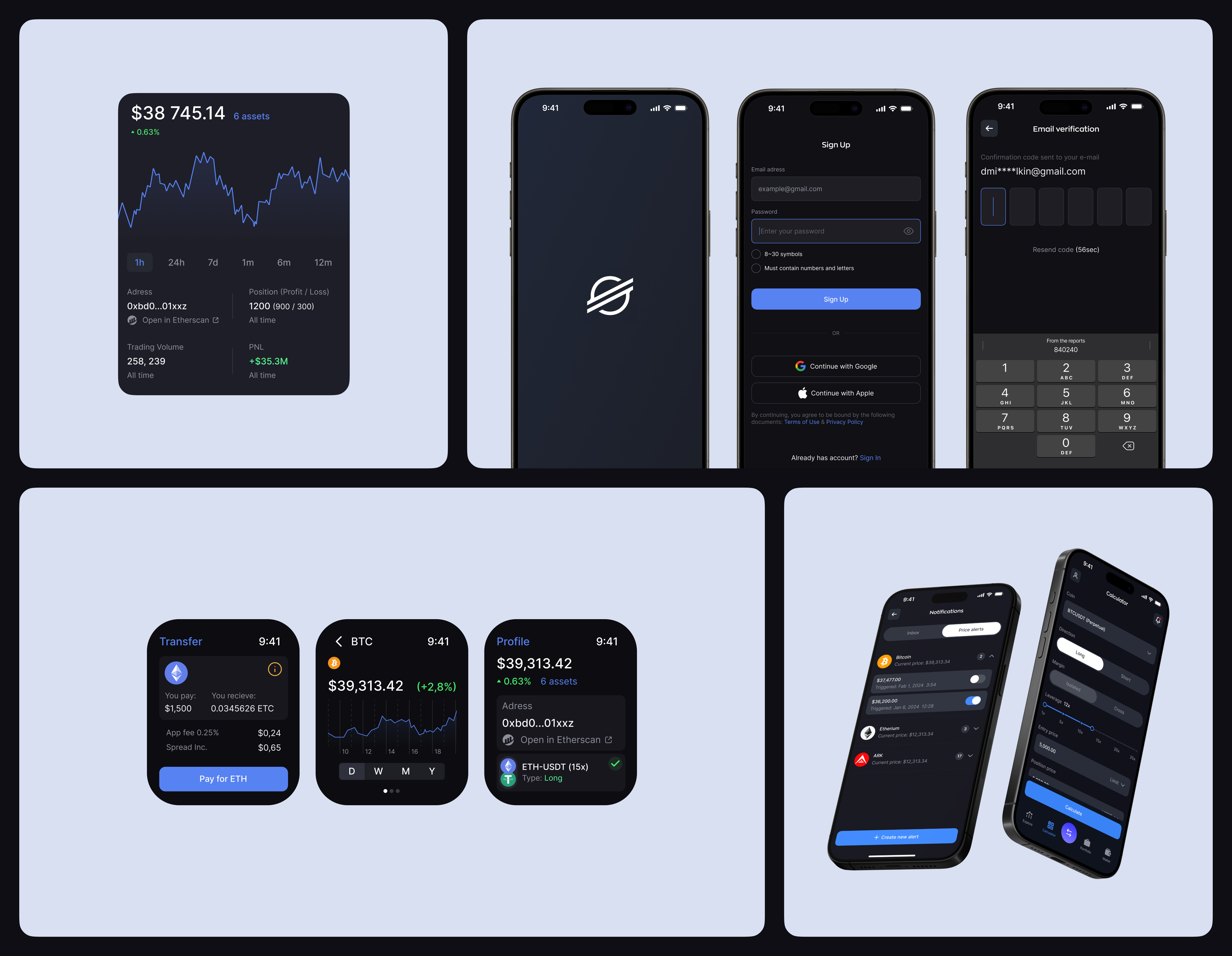 Stellar - Crypto trading app — Изображение №6 — Интерфейсы на Dprofile