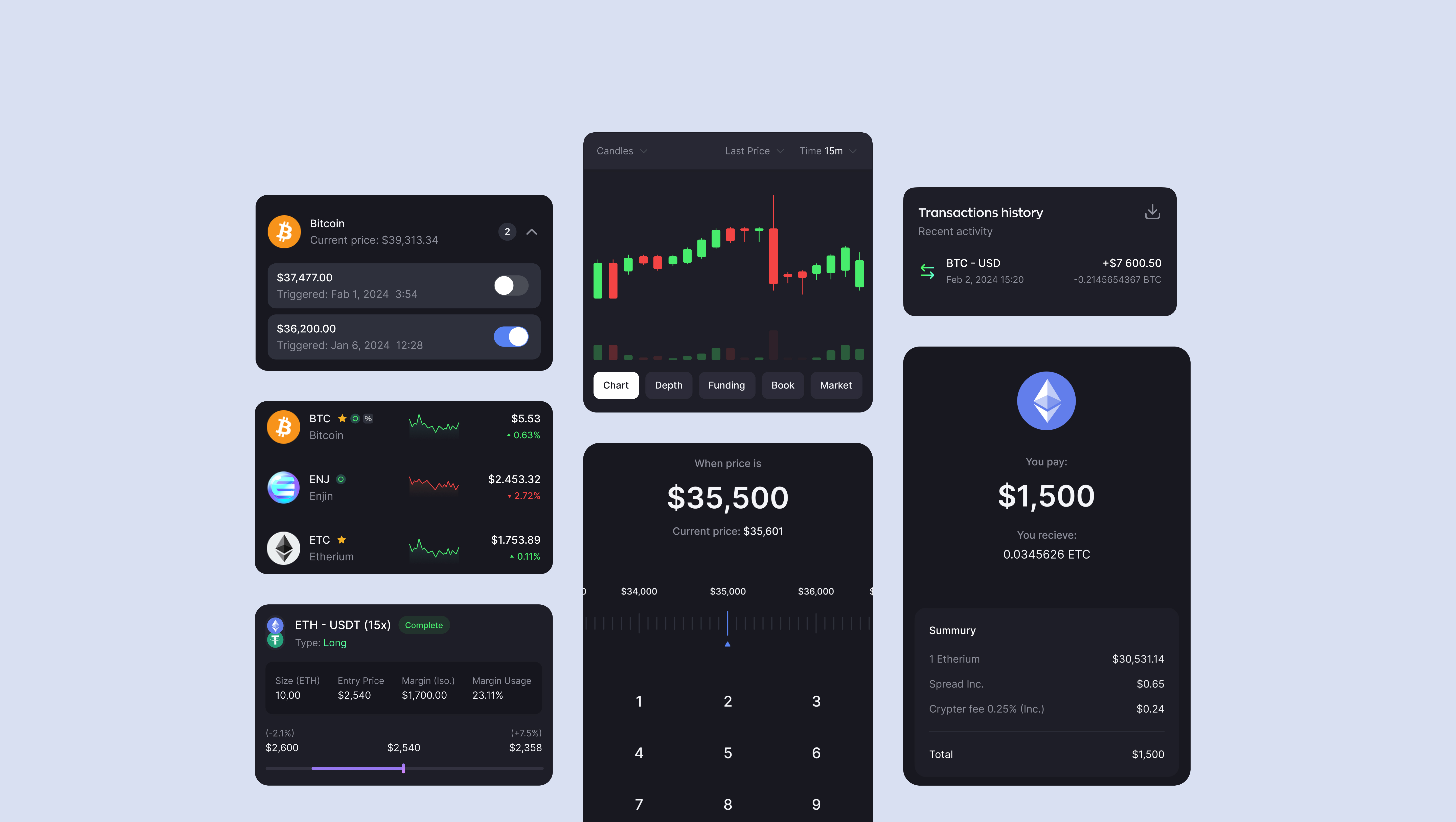 Stellar - Crypto trading app — Изображение №8 — Интерфейсы на Dprofile