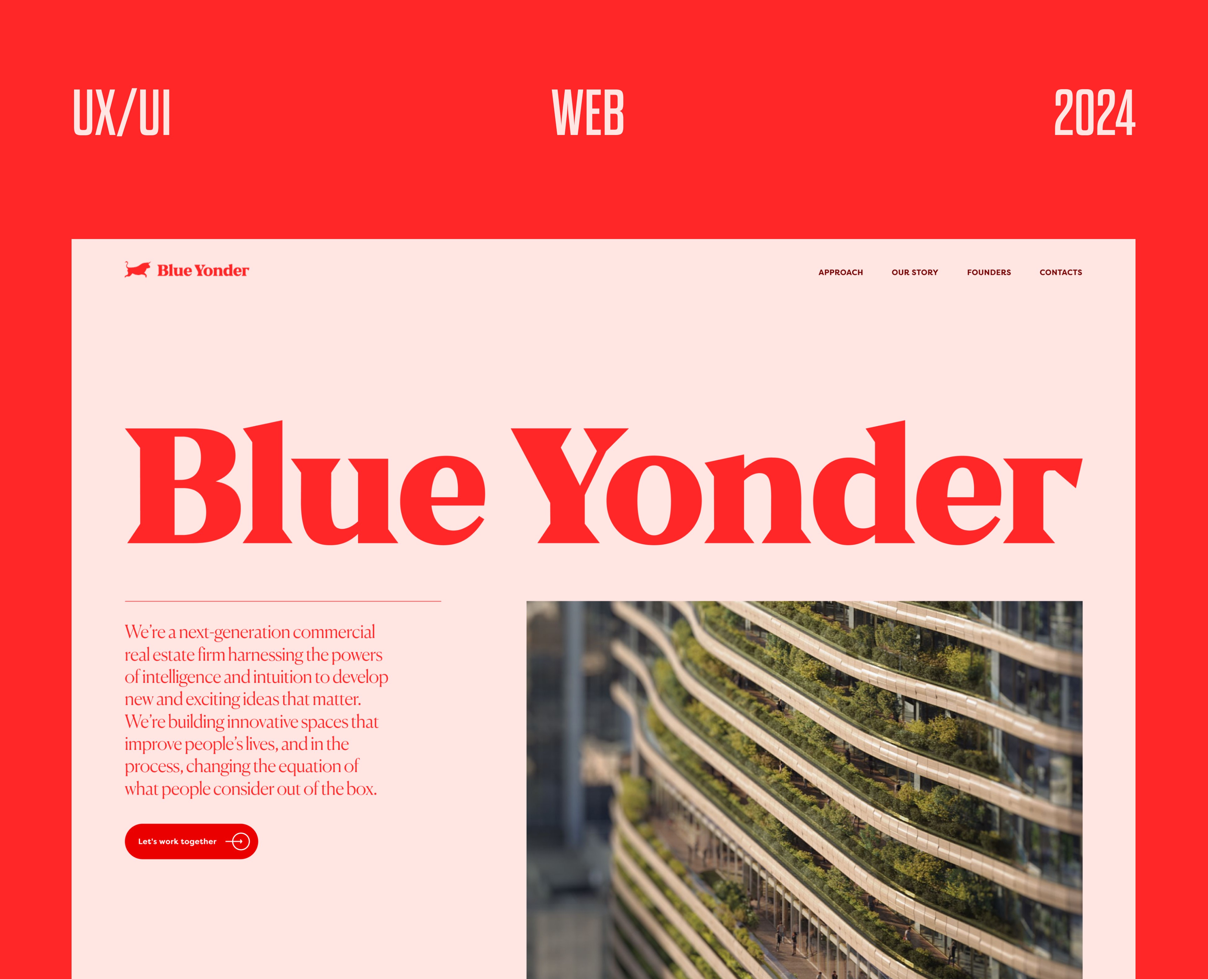 Blue Yonder - Real estate website на Dprofile