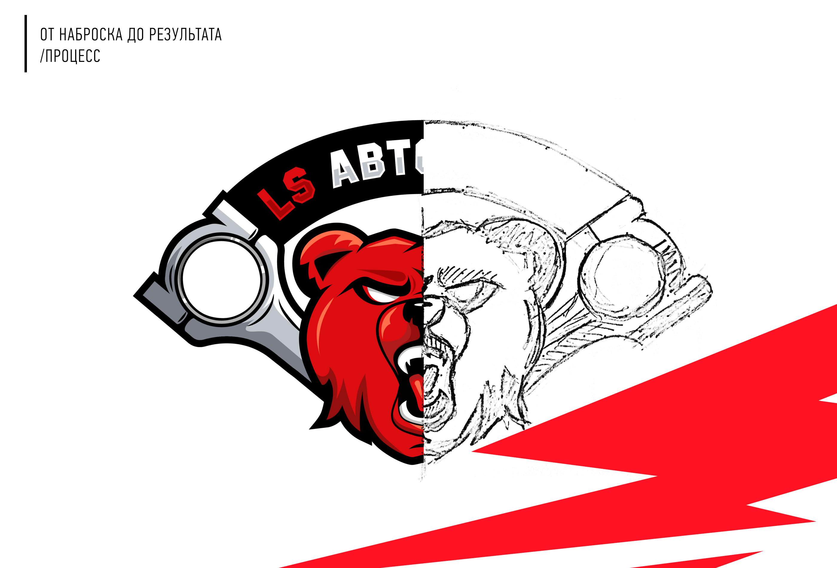 Логотип / маскот для LS АВТОСПОРТ — Изображение №4 — Брендинг, Иллюстрация на Dprofile