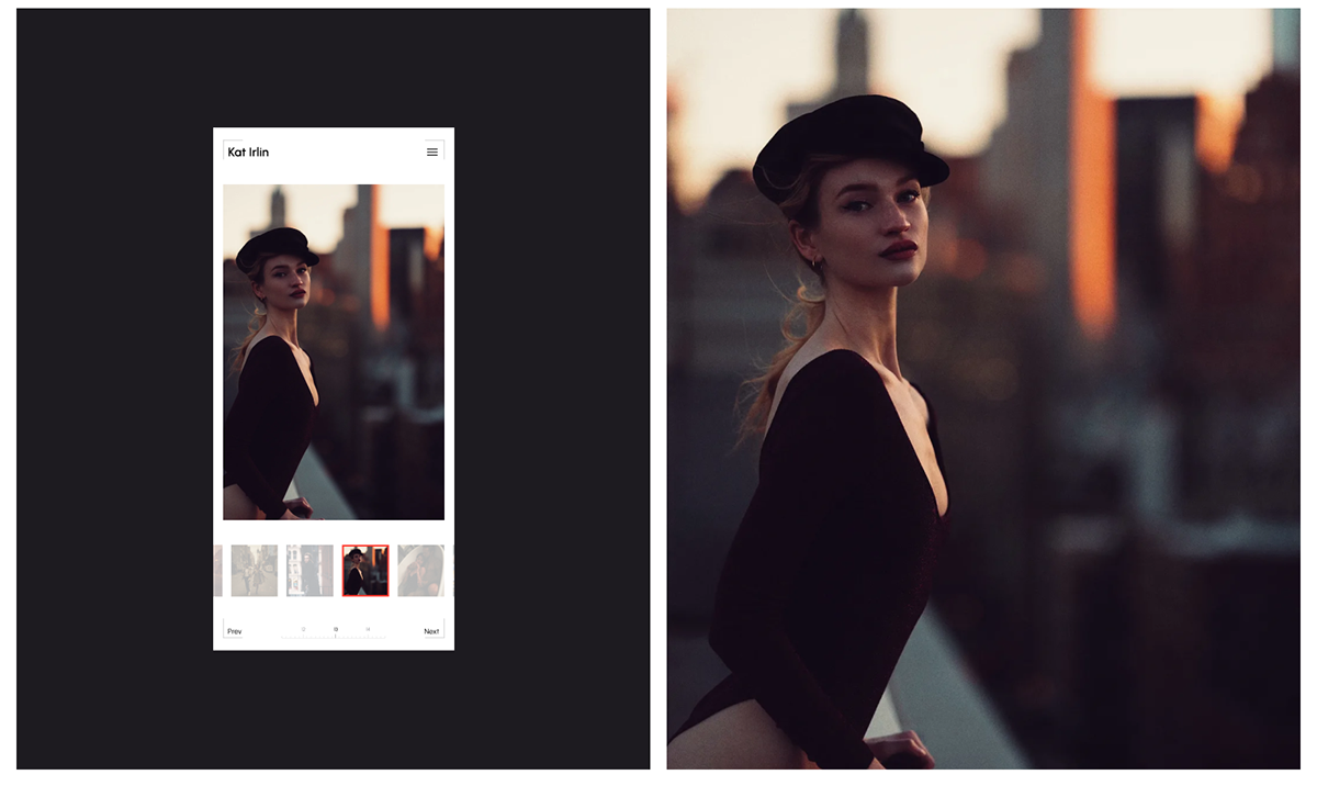 Kat Irlin | Website — Изображение №10 — Интерфейсы, Анимация на Dprofile