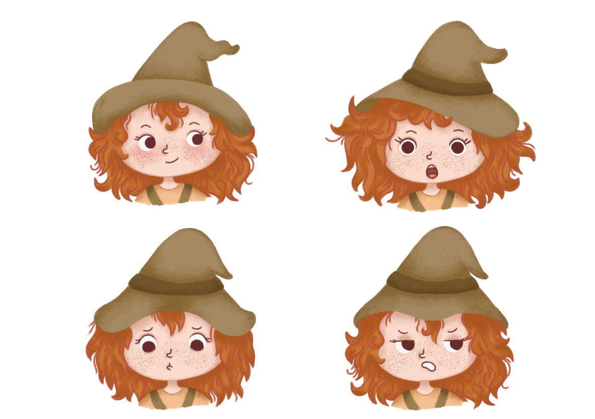 Children's book illustration / Little forest witch — Изображение №3 — Иллюстрация на Dprofile