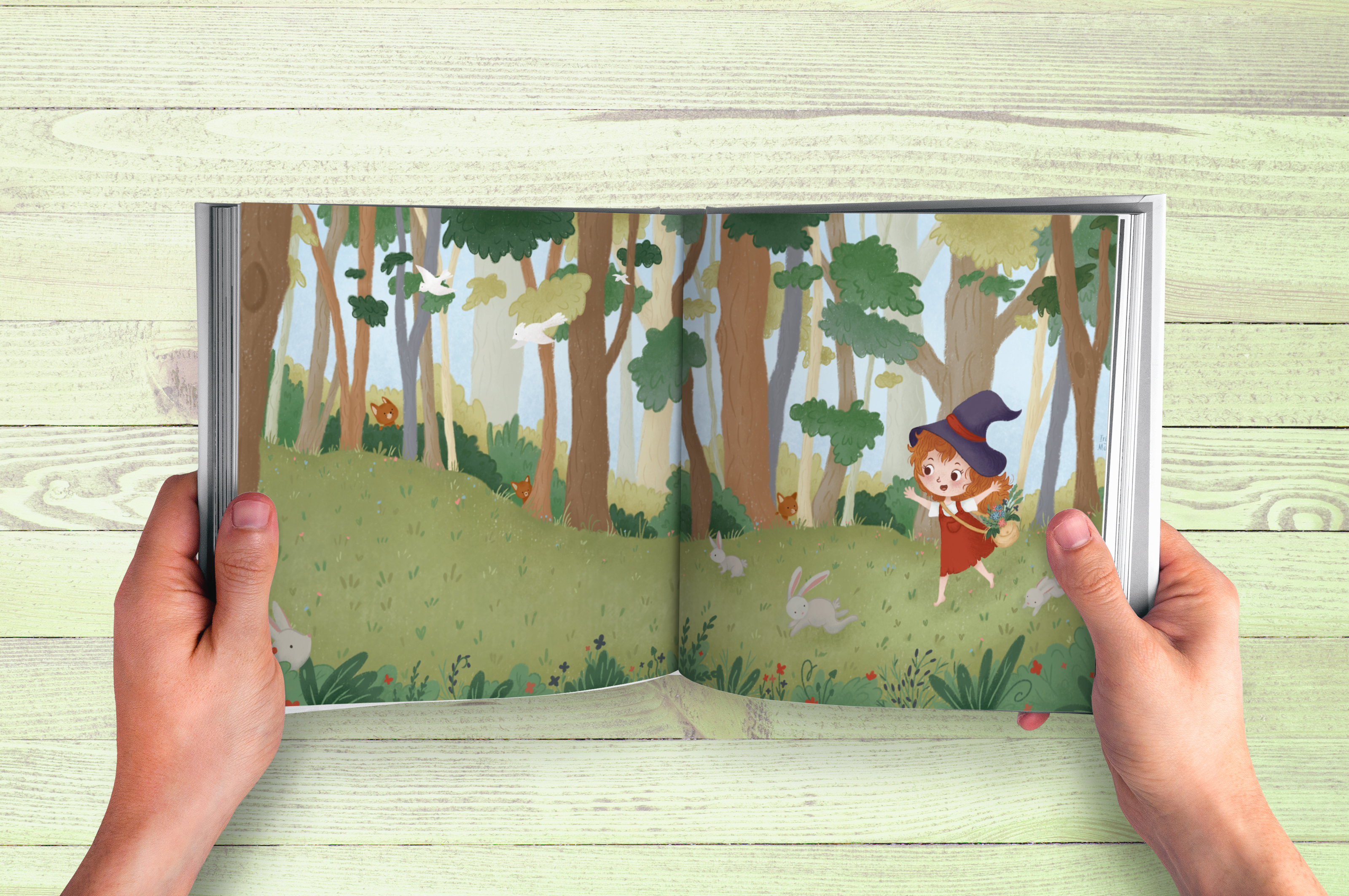 Children's book illustration / Little forest witch — Изображение №8 — Иллюстрация на Dprofile