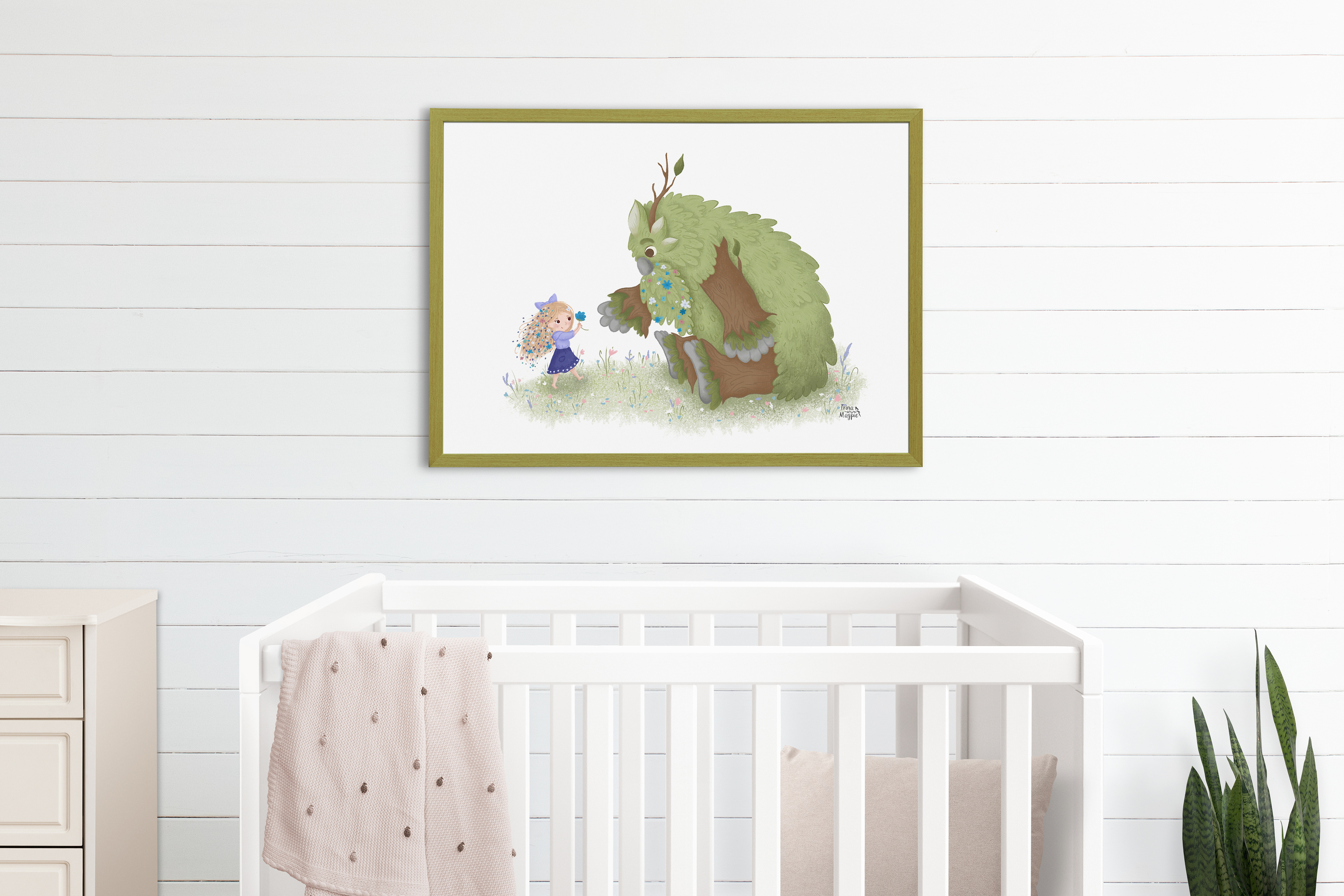 Children's book illustration / Kind forest monster — Изображение №11 — Иллюстрация на Dprofile
