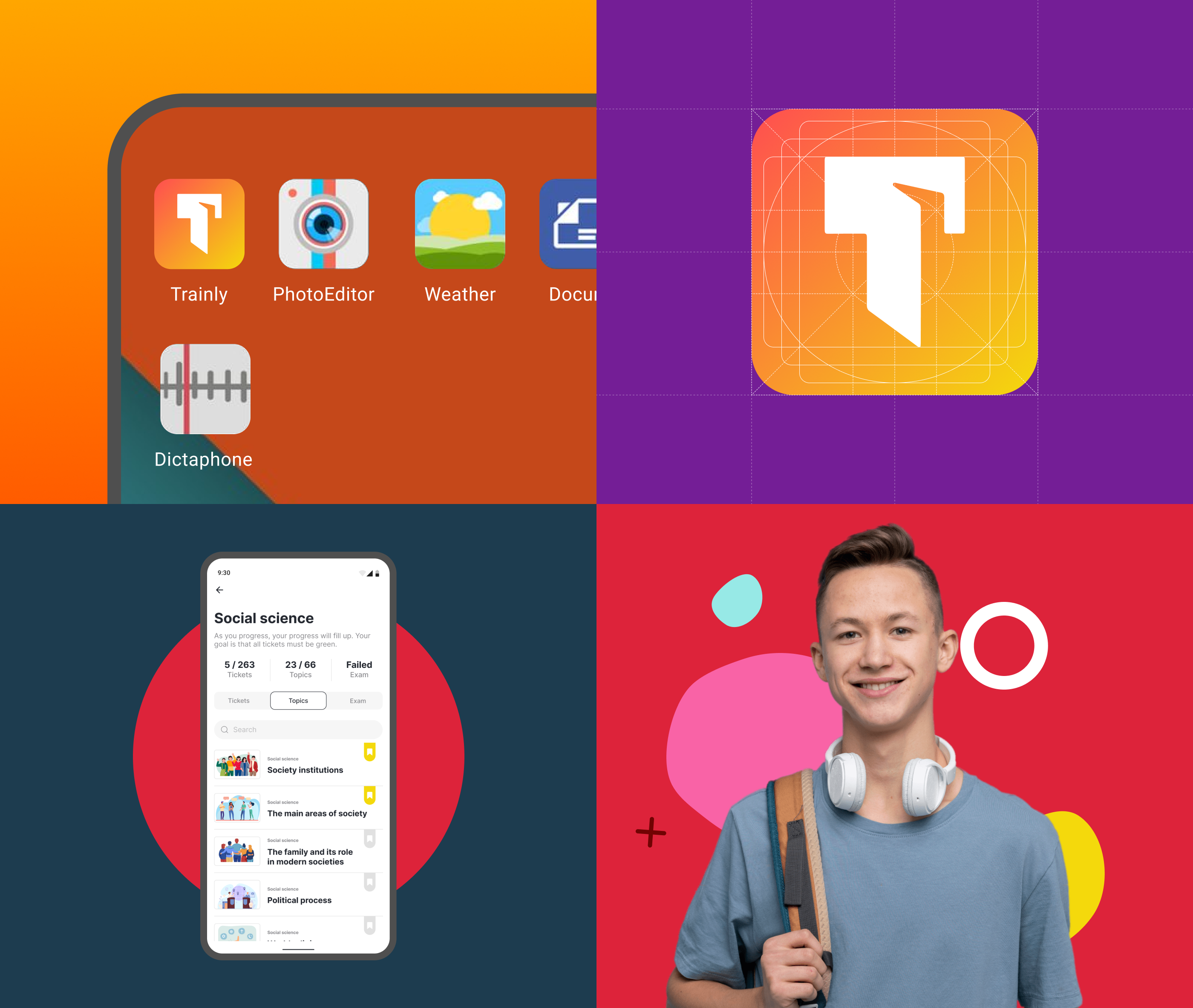 Education app — Trainly — Изображение №11 — Интерфейсы, Брендинг на Dprofile