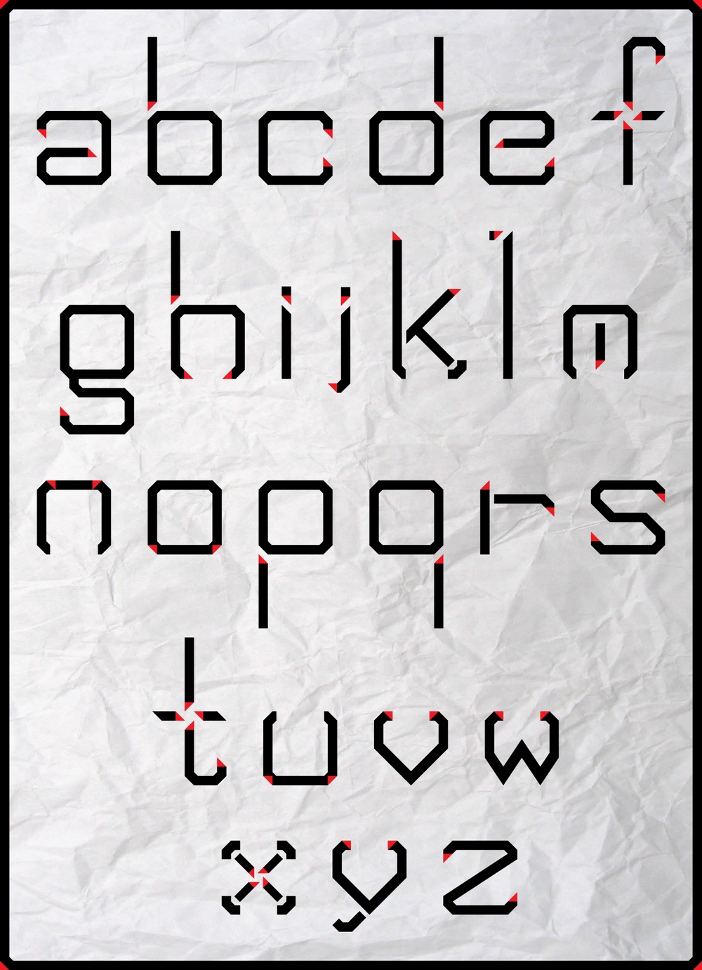 Typeface - Cut Piece — Изображение №2 — Графика на Dprofile