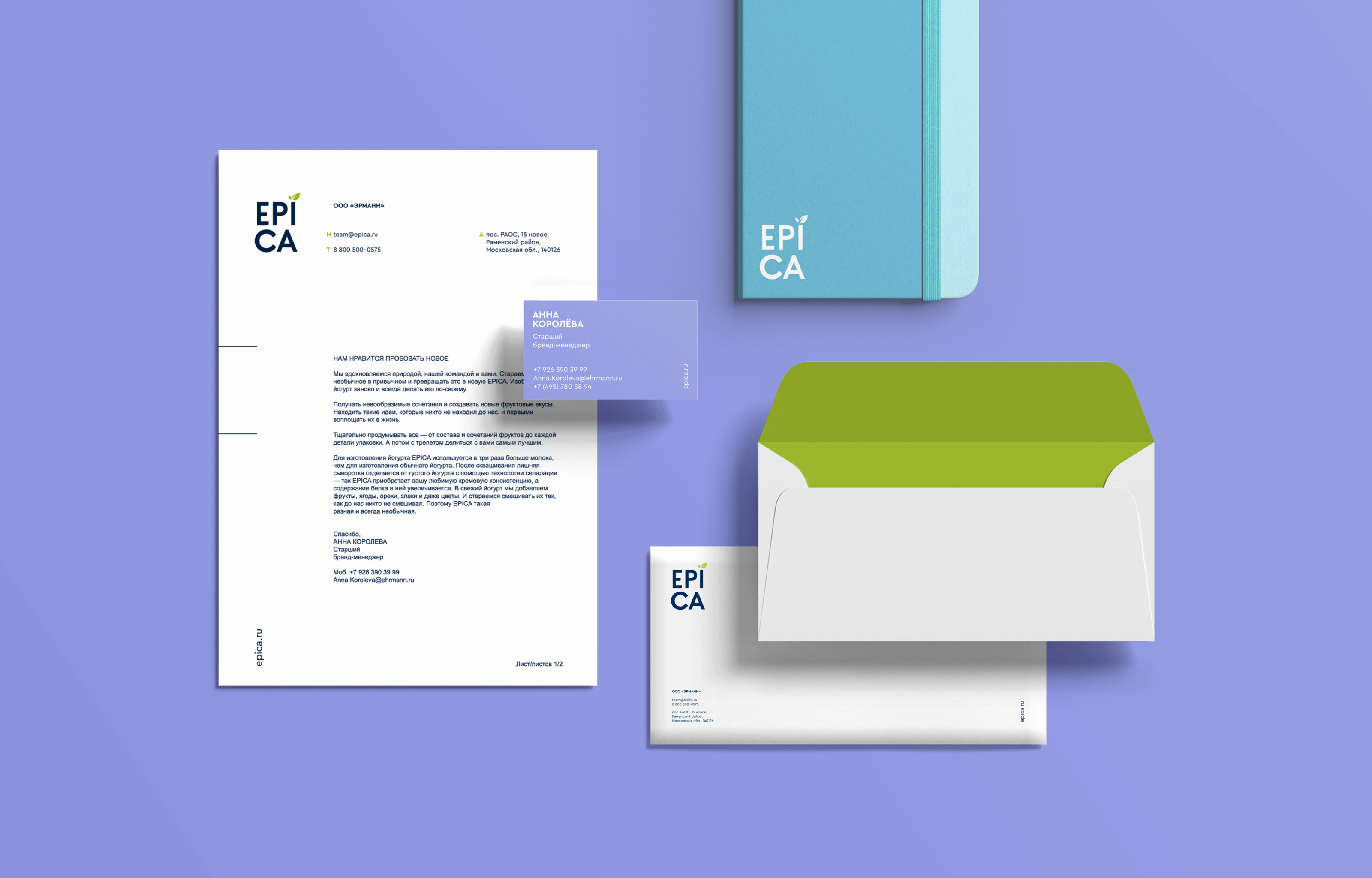 Design System for EPICA — Изображение №6 — Брендинг на Dprofile