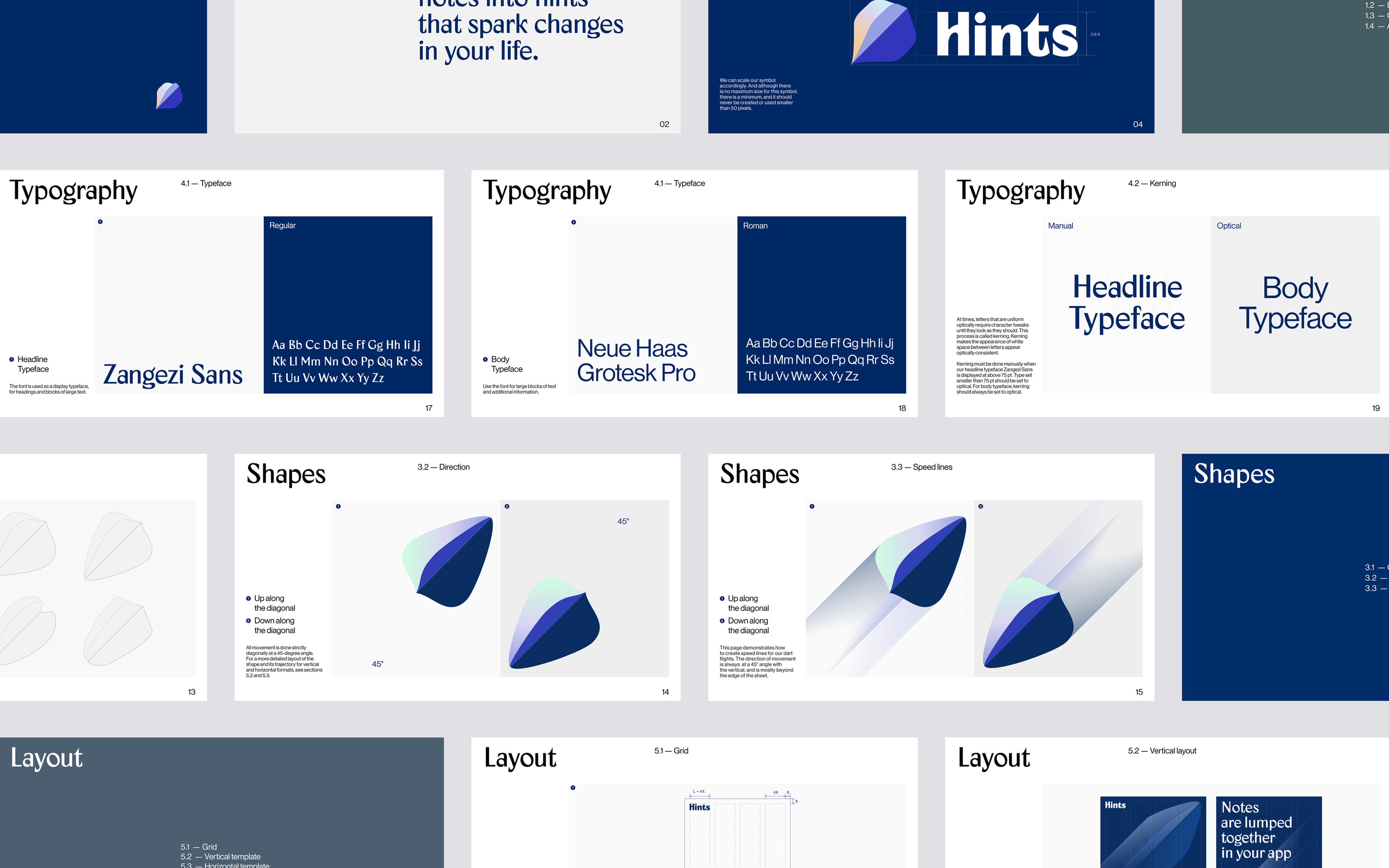 Hints App Design Identity — Изображение №23 — Брендинг, Графика на Dprofile