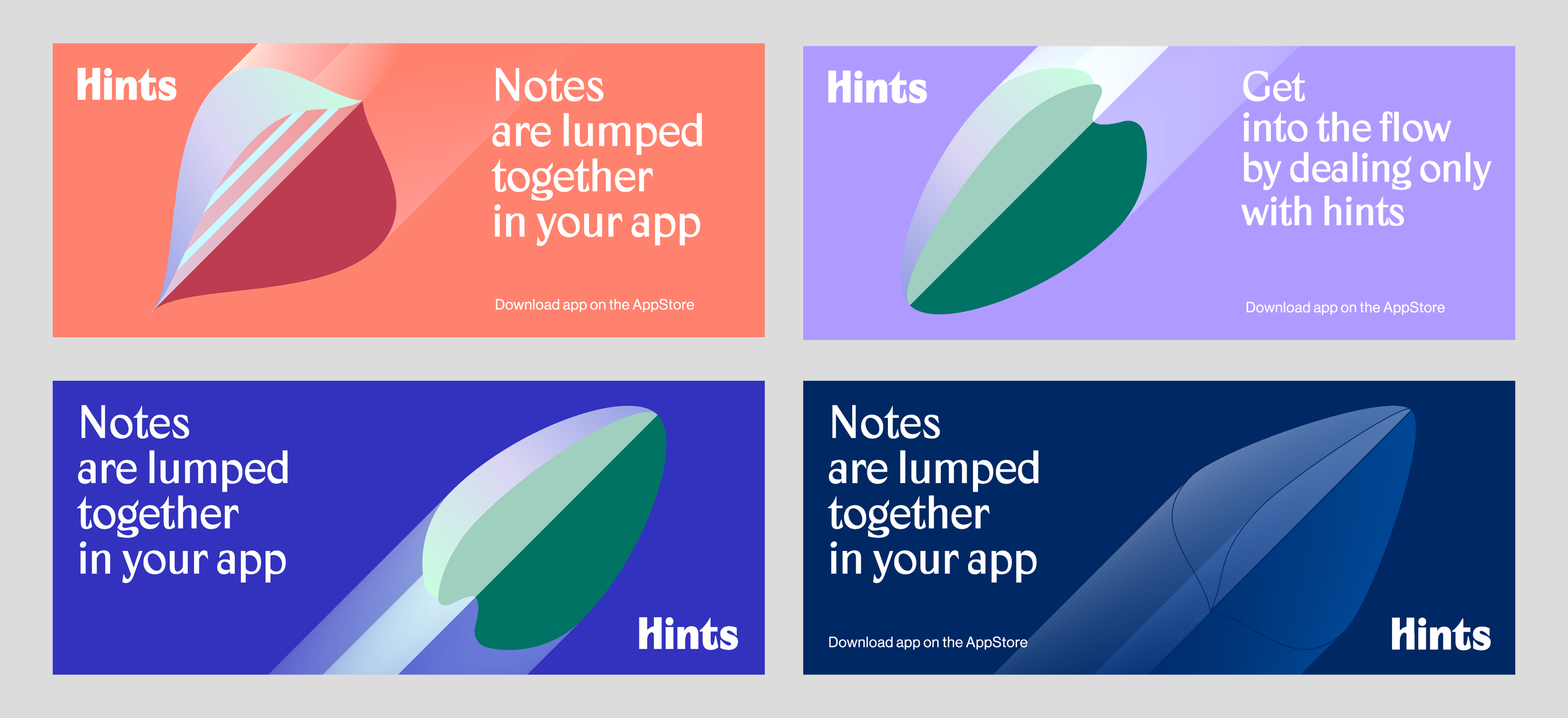 Hints App Design Identity — Изображение №9 — Брендинг, Графика на Dprofile