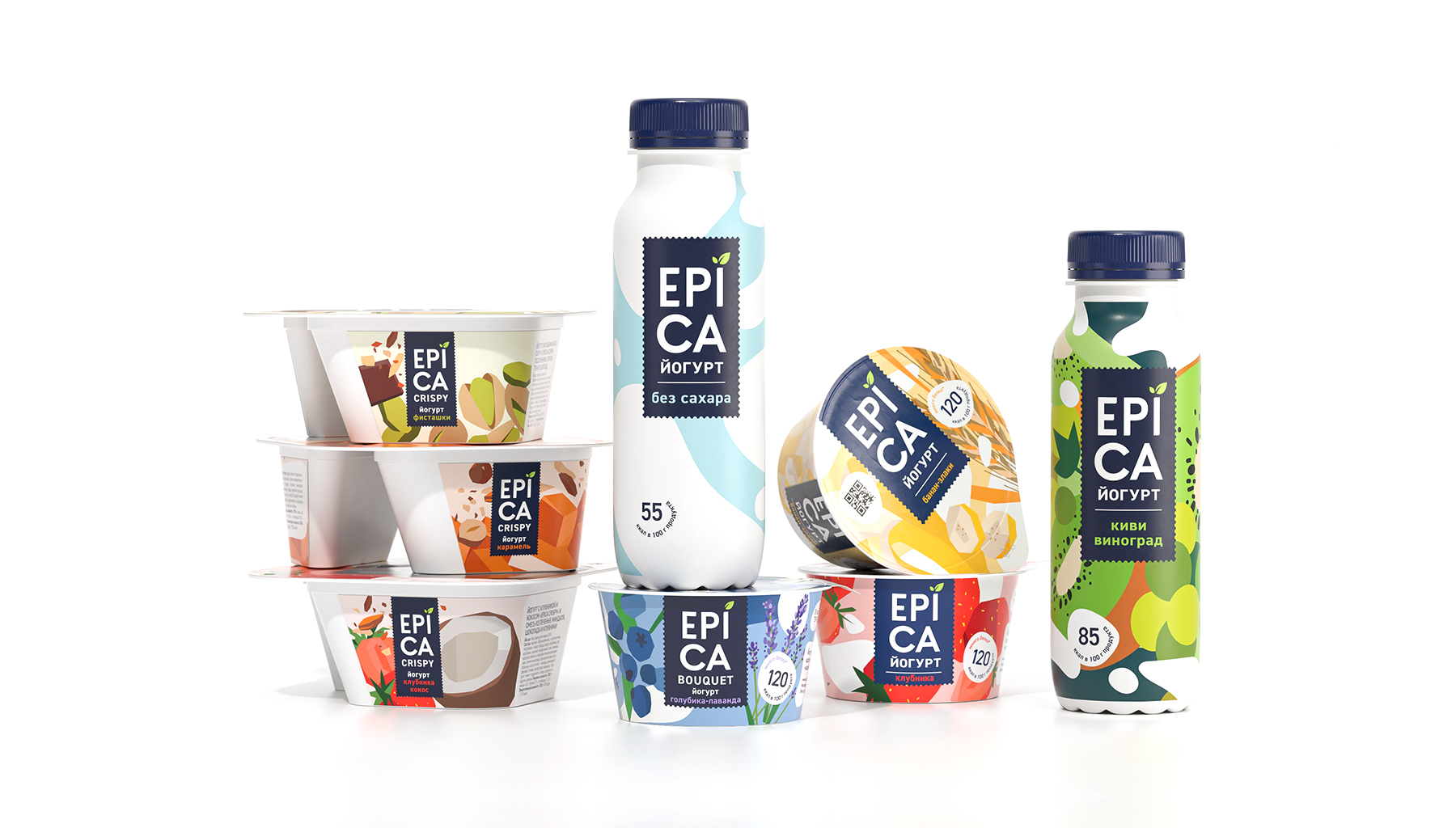 EPICA Yogurt Packaging — Изображение №10 — Брендинг, Графика на Dprofile