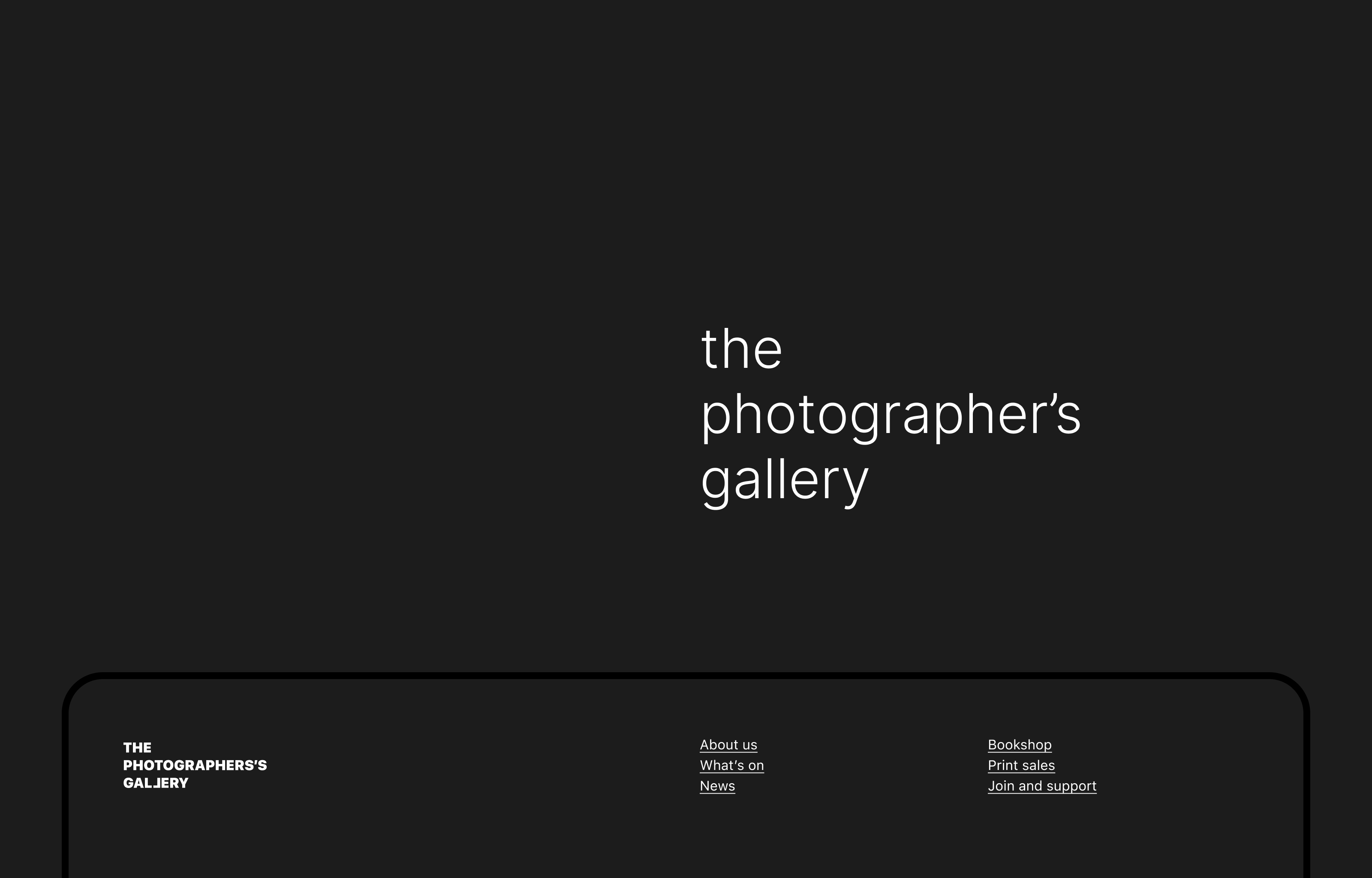The photographer's gallery — Изображение №1 — Интерфейсы на Dprofile