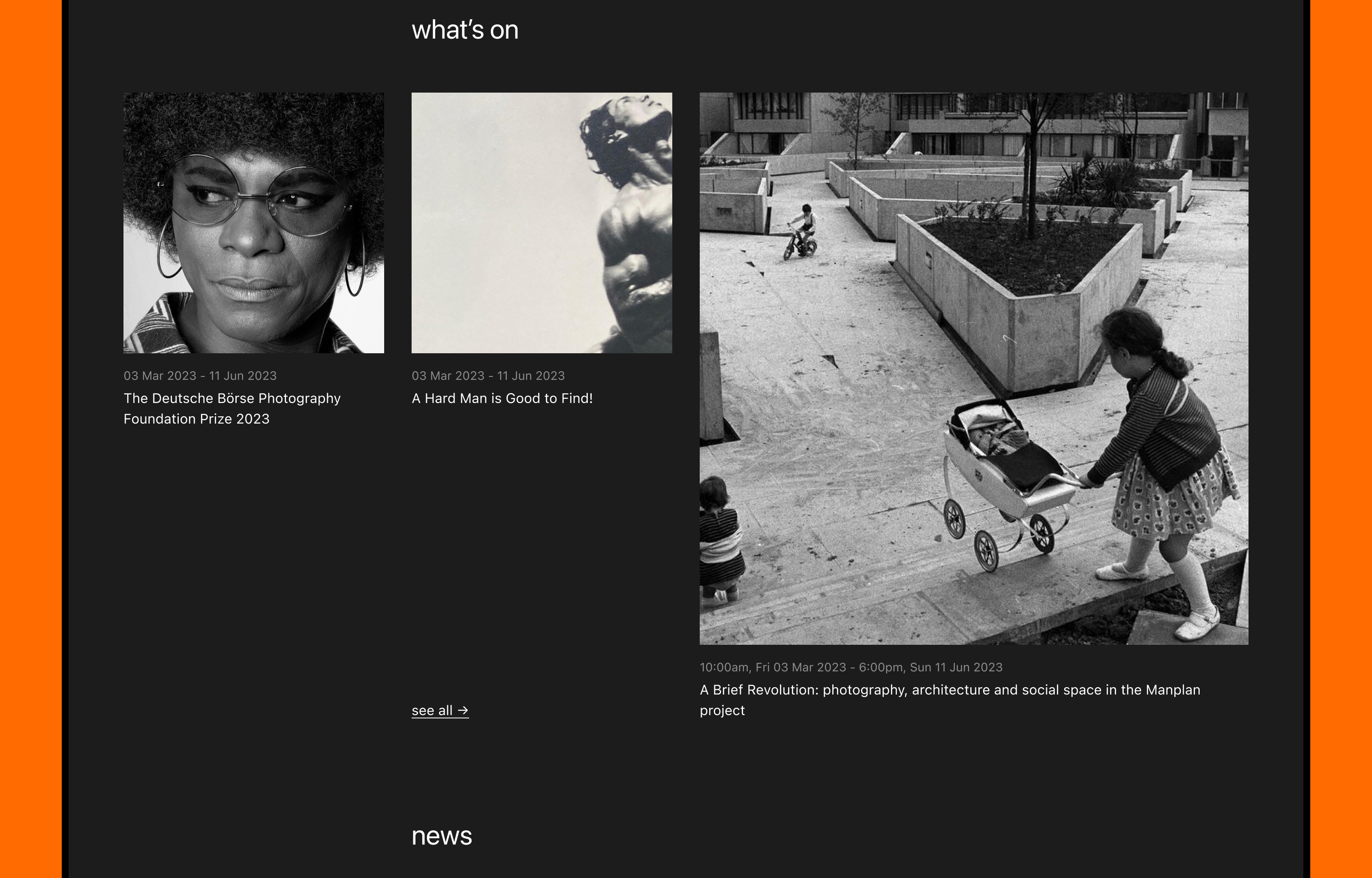 The photographer's gallery — Изображение №3 — Интерфейсы на Dprofile