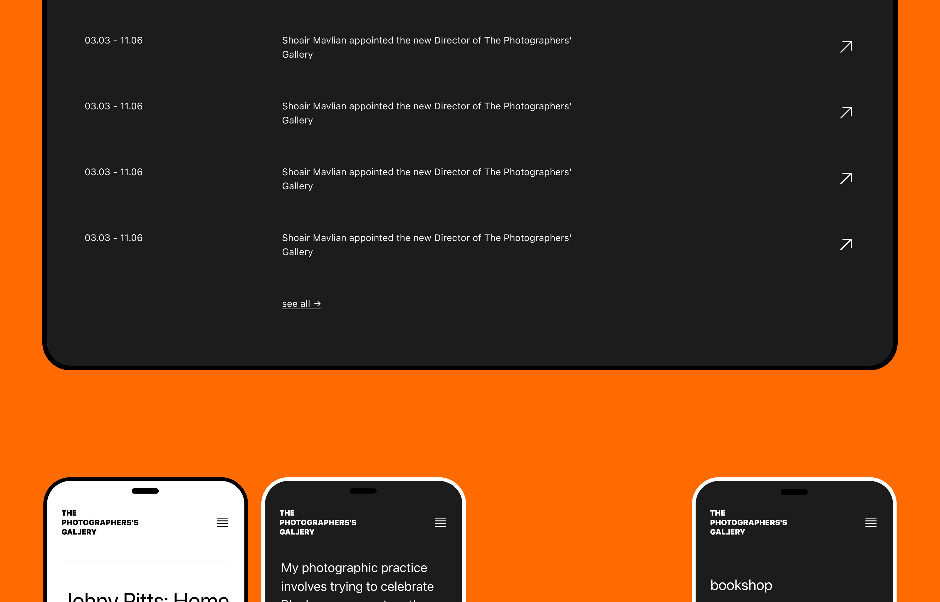 The photographer's gallery — Изображение №4 — Интерфейсы на Dprofile