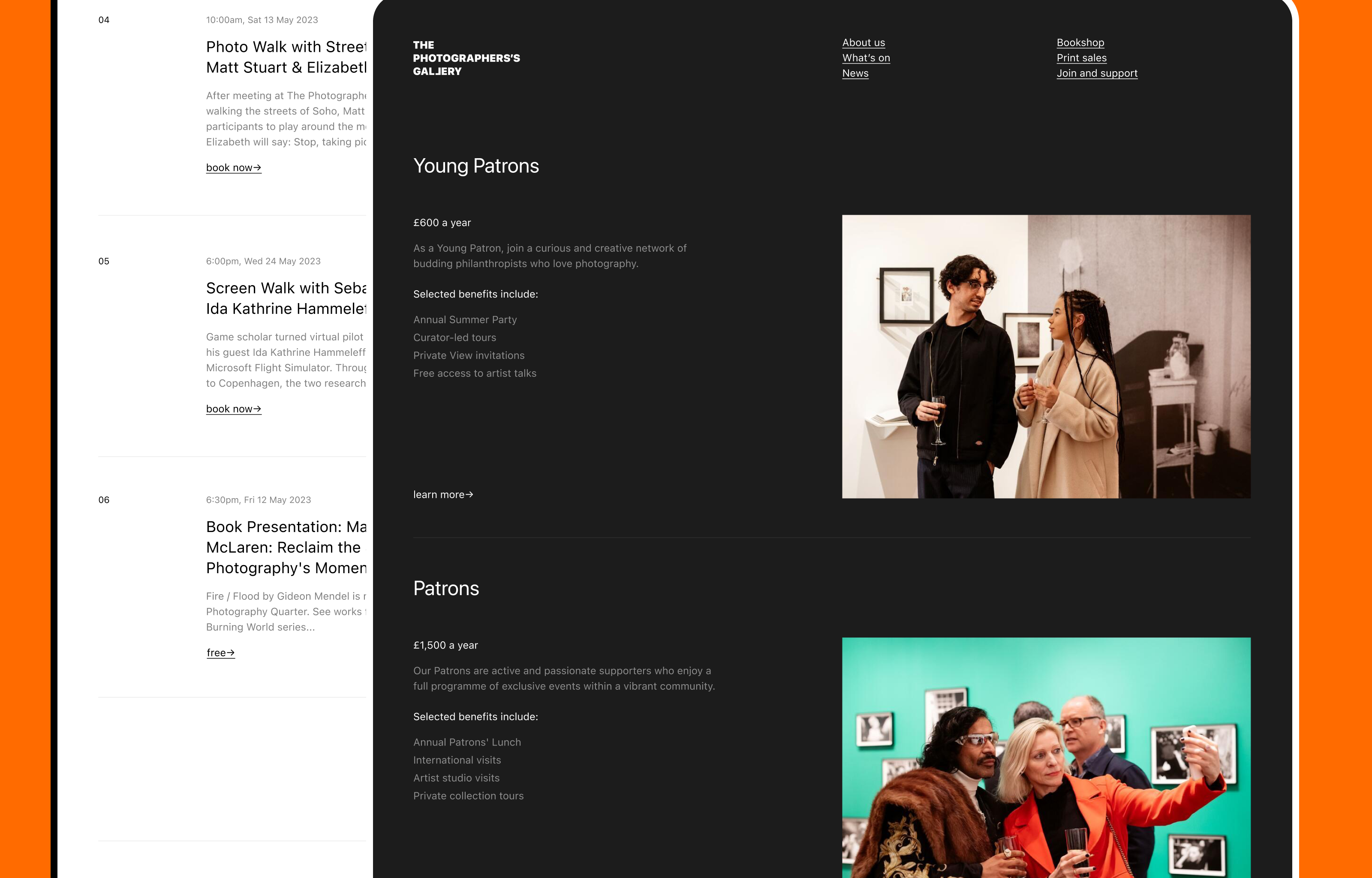 The photographer's gallery — Изображение №11 — Интерфейсы на Dprofile
