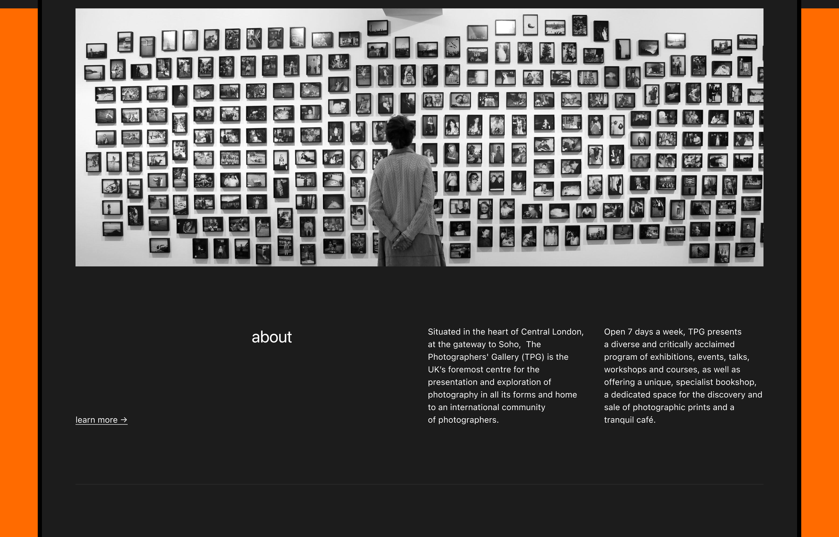 The photographer's gallery — Изображение №2 — Интерфейсы на Dprofile