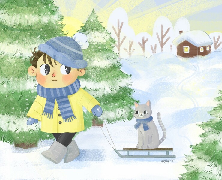 Postcards for the new year на Dprofile