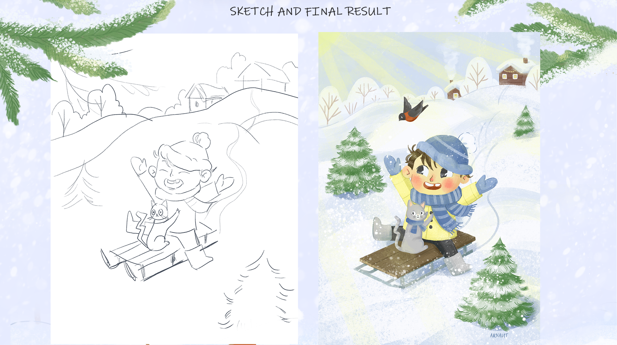 Postcards for the new year — Изображение №4 — Иллюстрация на Dprofile