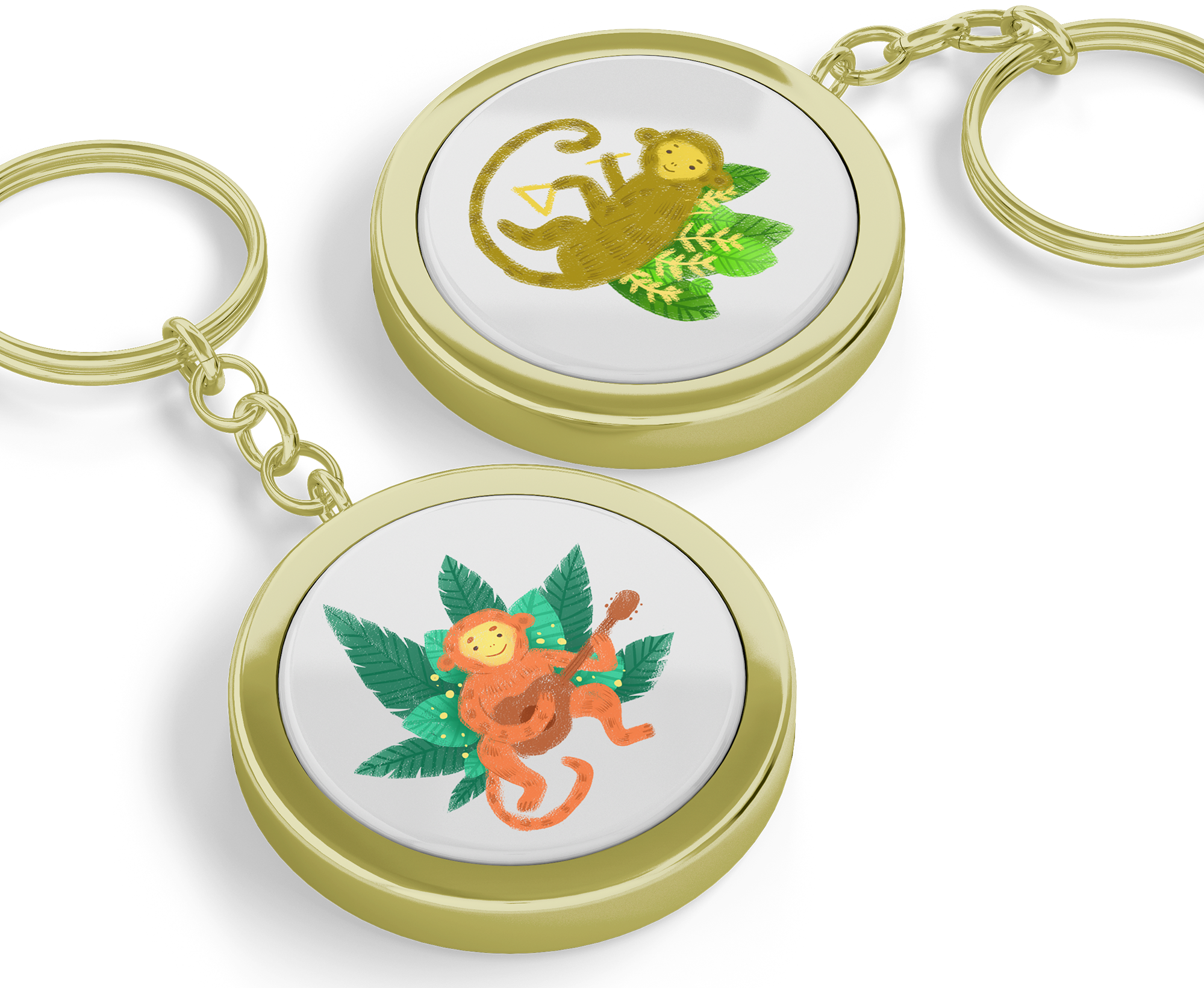 Monkeys for music store — Изображение №3 — Иллюстрация на Dprofile