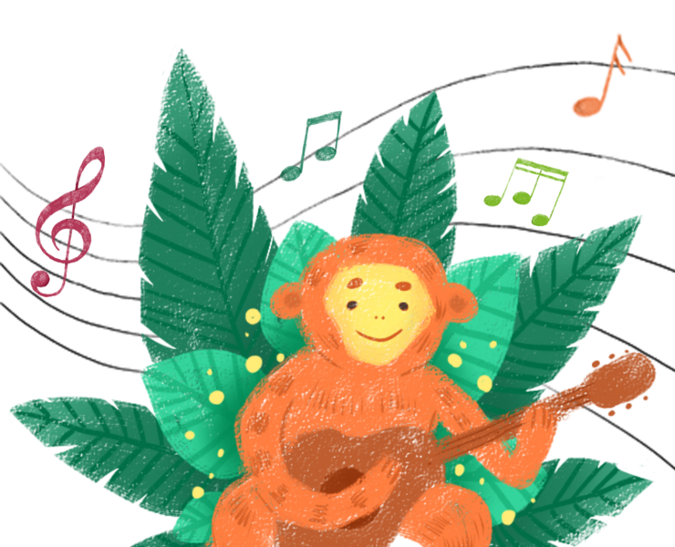 Monkeys for music store на Dprofile