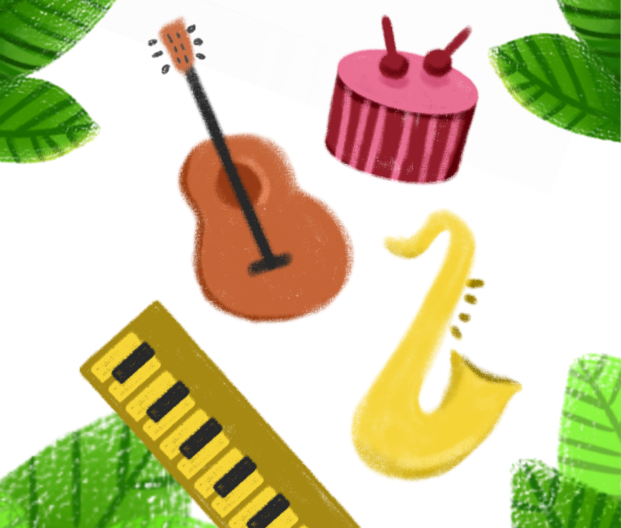 Monkeys for music store — Изображение №7 — Иллюстрация на Dprofile