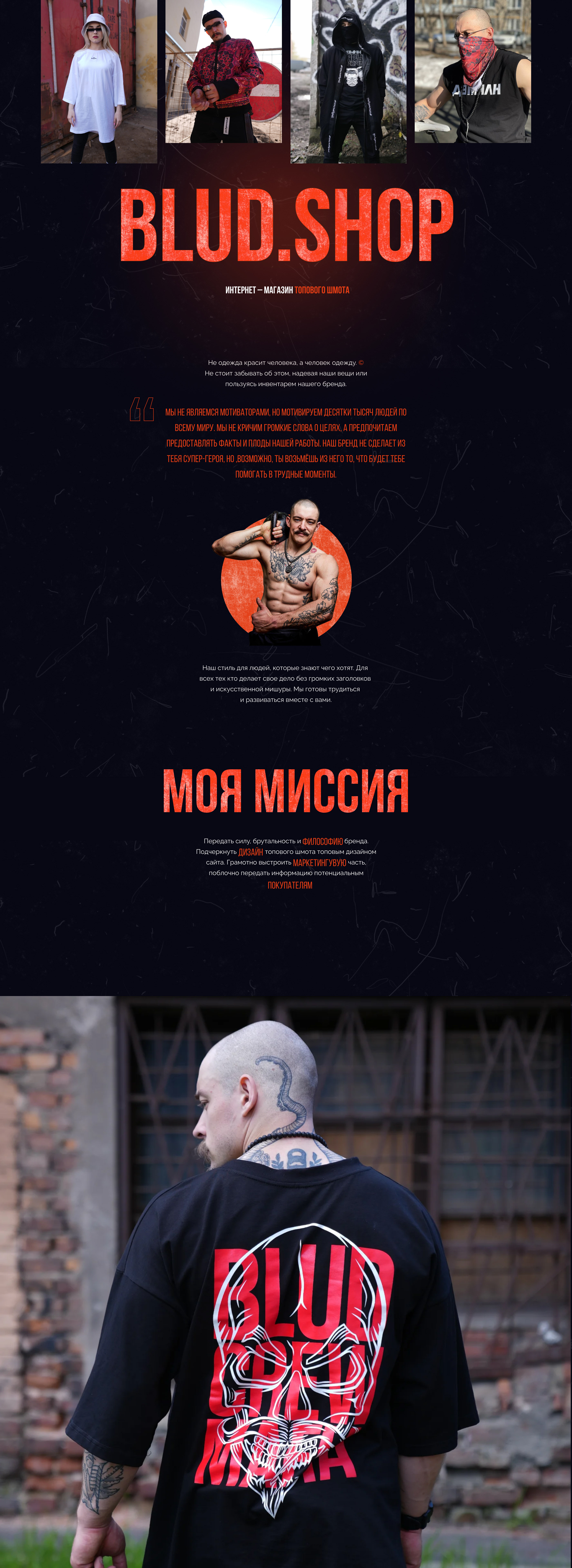 Blud.Shop — Изображение №1 — Интерфейсы на Dprofile