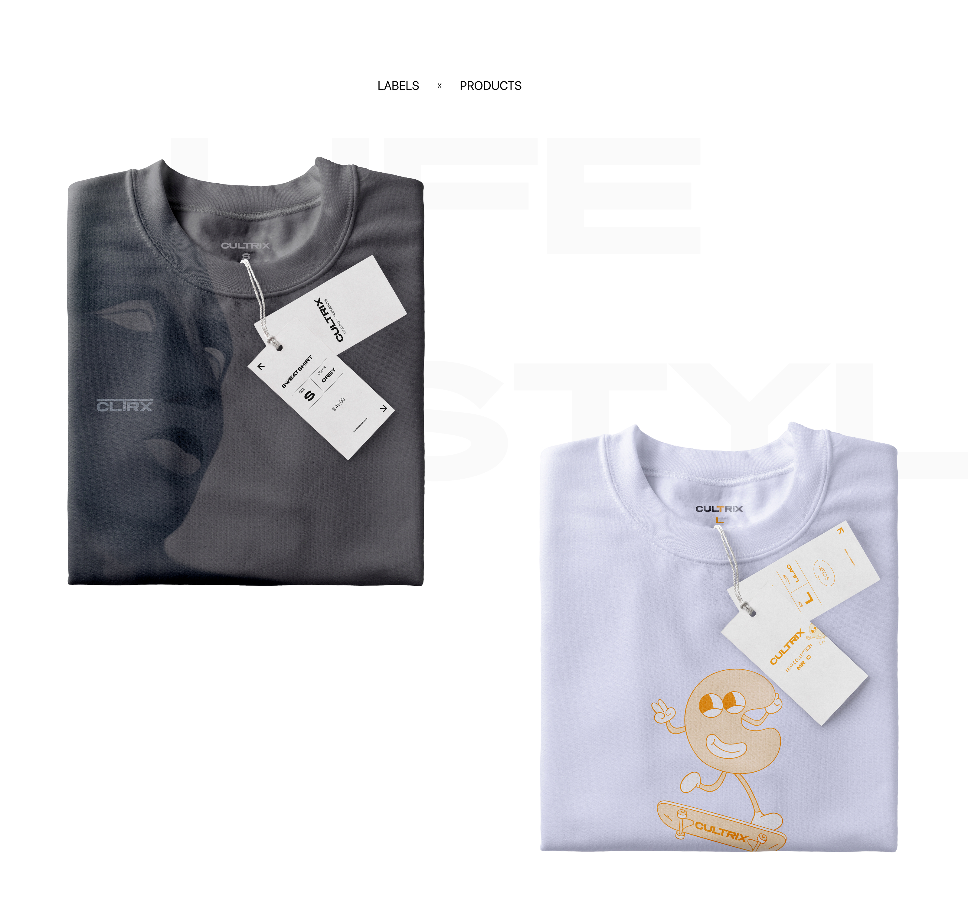 CULTRIX. BRANDING OF CLOTHING x SKATEBOARDS — Изображение №13 — Брендинг, 3D на Dprofile