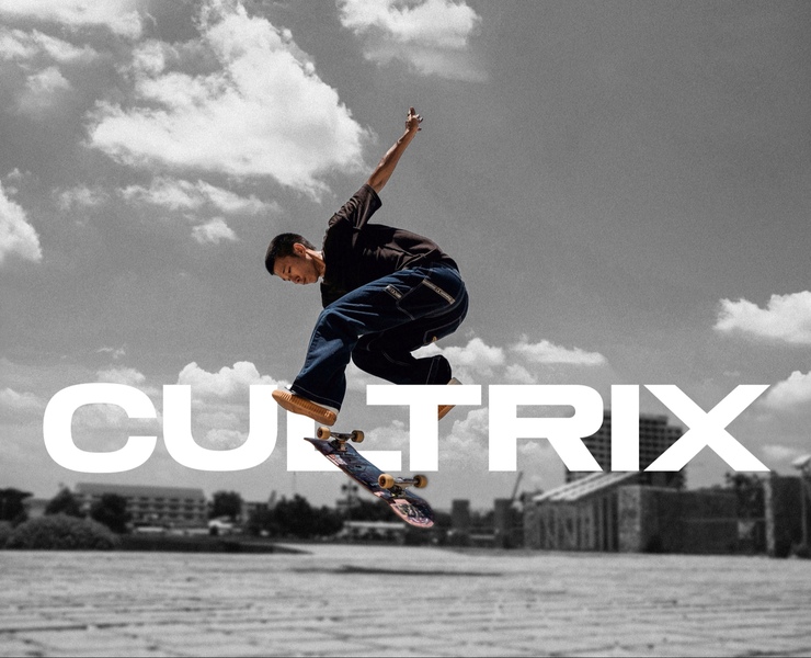 CULTRIX. BRANDING OF CLOTHING x SKATEBOARDS — Брендинг, 3D на Dprofile