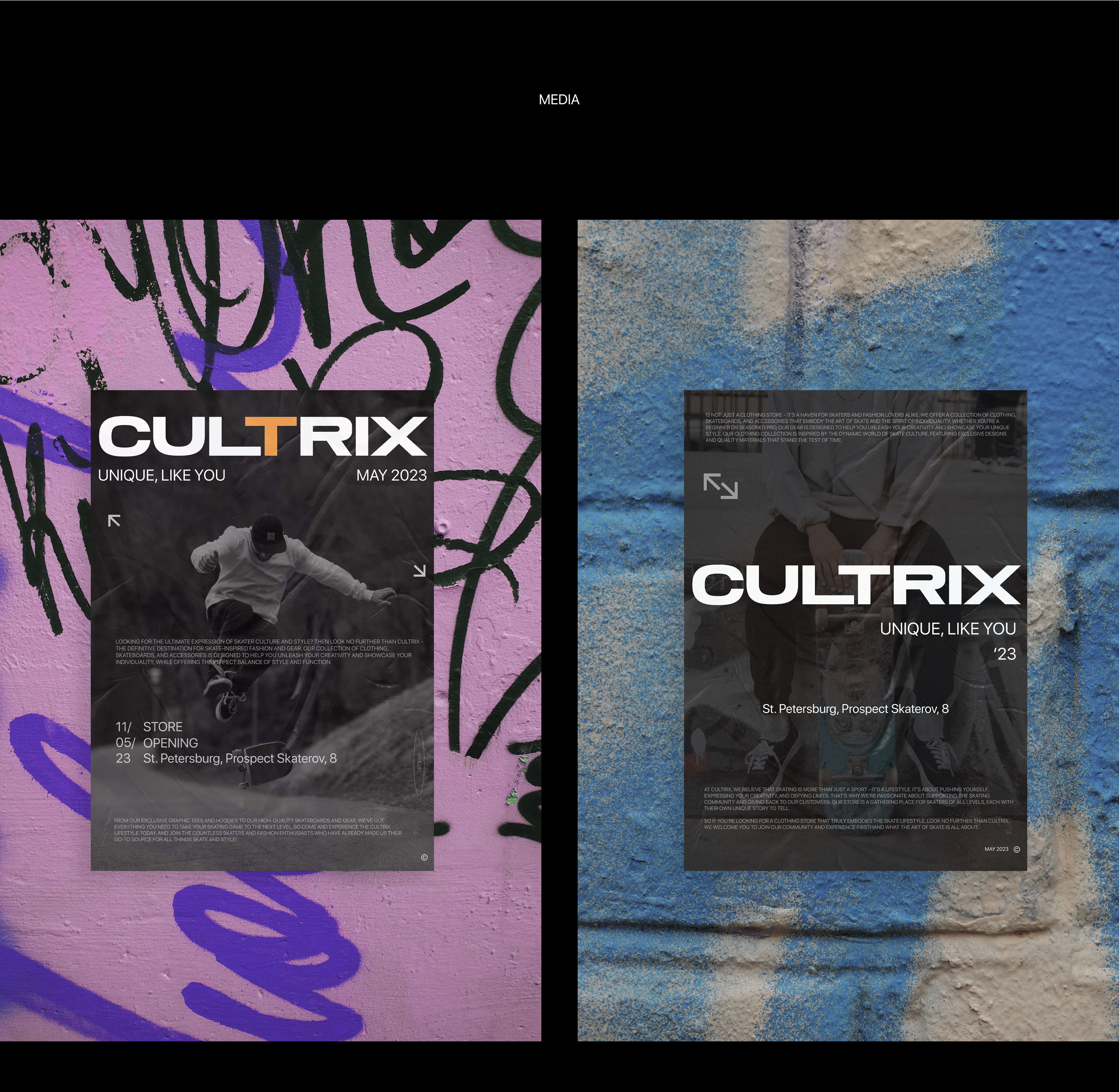 CULTRIX. BRANDING OF CLOTHING x SKATEBOARDS — Изображение №17 — Брендинг, 3D на Dprofile